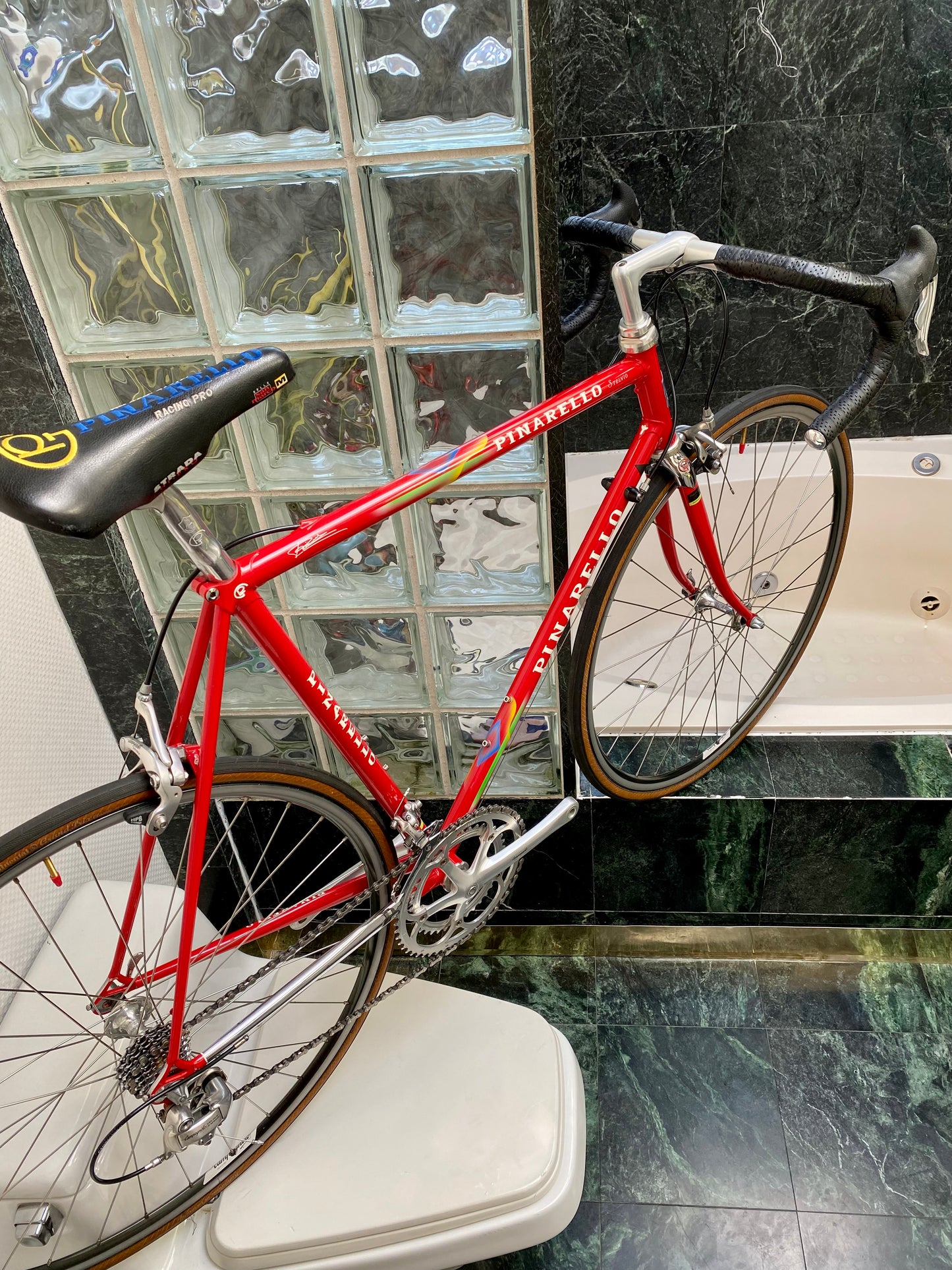 (SIZE 56cm) 1990's PINARELLO STELVIO ROAD BIKE - CAMPAGNOLO - SPOTLESS / LIKE NEW