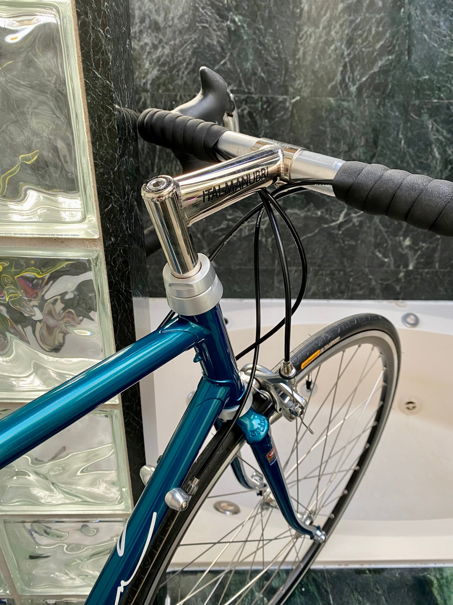 (SIZE 55cm) EARLY-1990's CUSTOM-BUILT GARDIN ROAD BIKE - CAMPAGNOLO ATHENA