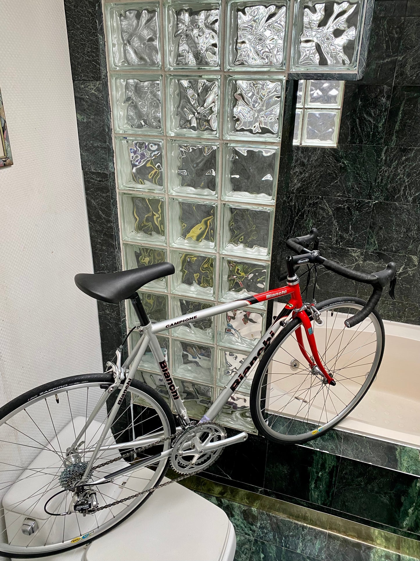 (SIZE 53cm) 1990's BIANCHI CAMPIONE ROAD BIKE - CAMPAGNOLO