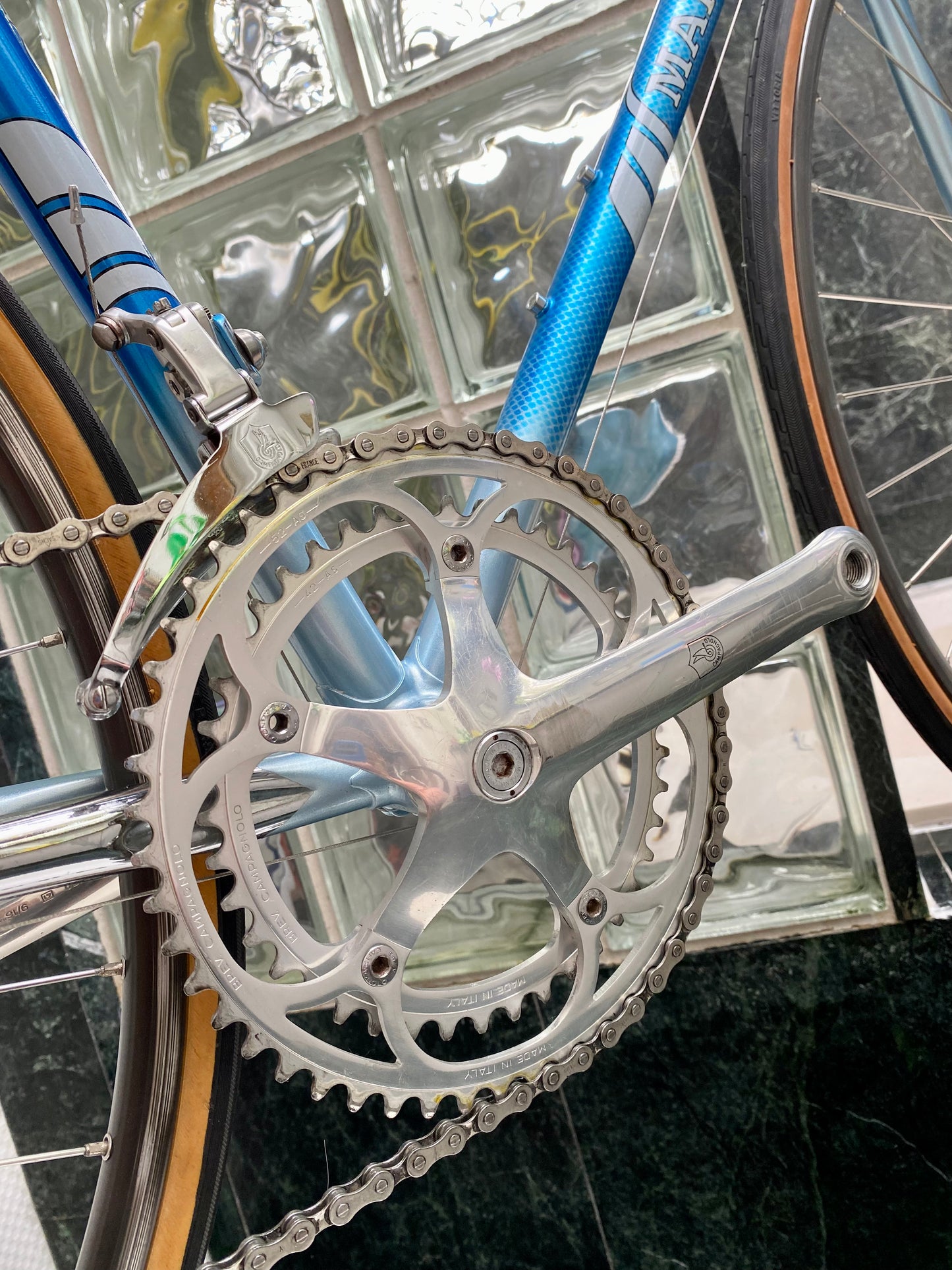 (SIZE 51cm) 1980's MARINONI SPECIAL ROAD BIKE - CAMPAGNOLO C-RECORD DELTA GROUPSET