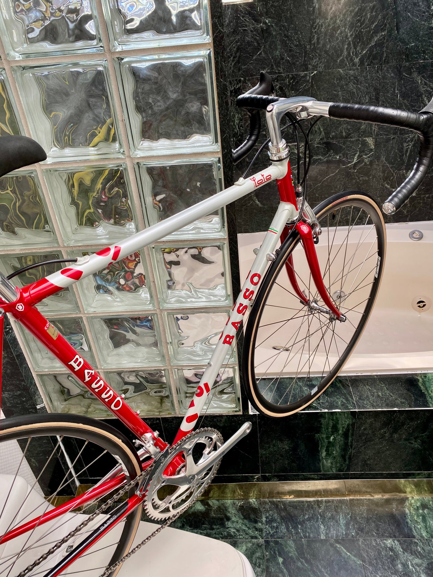 (SIZE 56cm) EARLY-1990's BASSO FIOR DI LOTO ROAD BIKE - NOS / NEW - CAMPAGNOLO C-RECORD DELTA