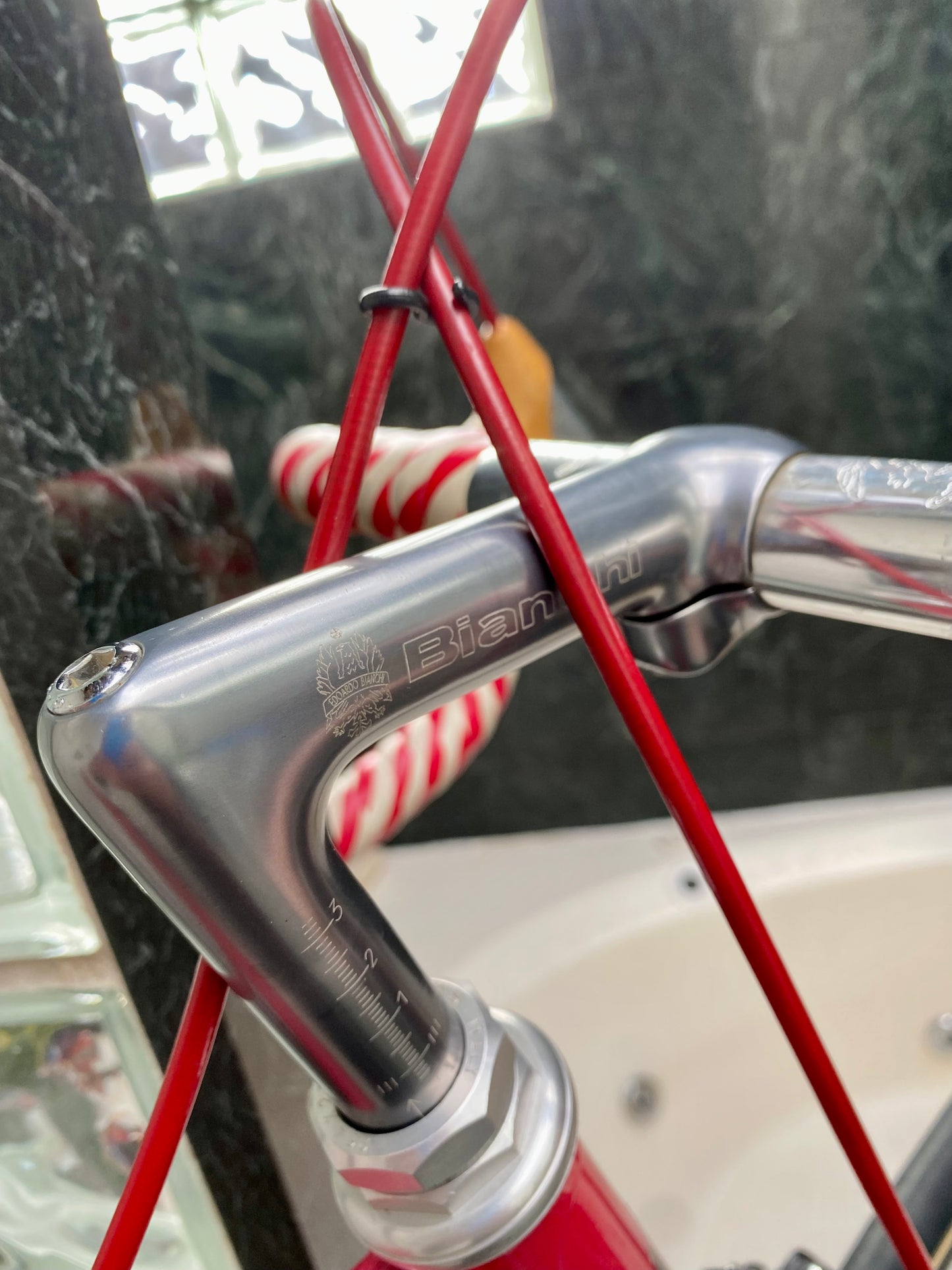 (SIZE 55cm) LIKE NEW 1980's BIANCHI ROAD BIKE - CAMPAGNOLO - SPOTLESS!!!