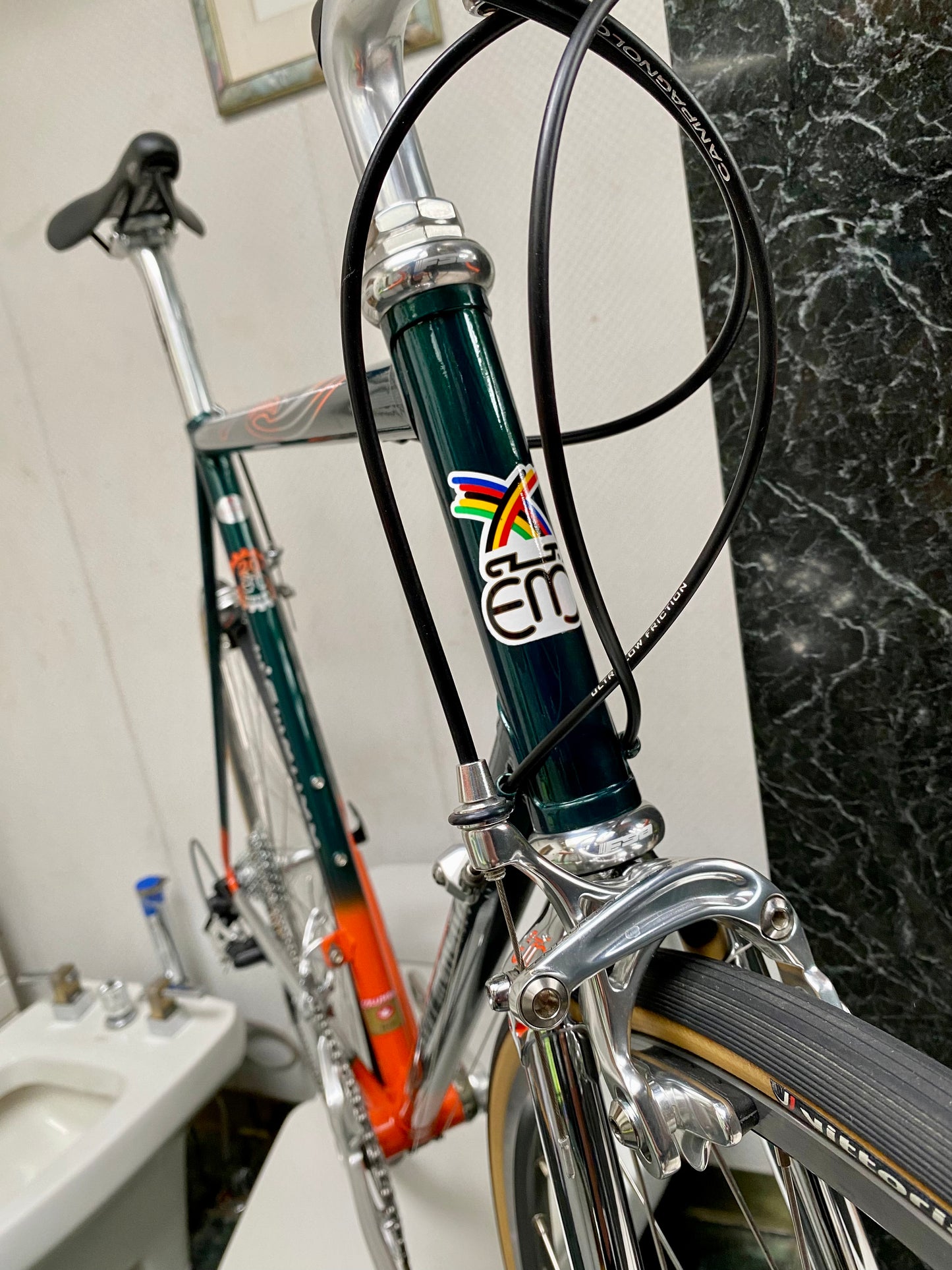 (SIZE 58cm) FULLY CUSTOM EDDY MERCKX STRADA O.S. 20th ANNIVERSARY NEO-RETRO BUILD - CAMPAGNOLO CENTAUR