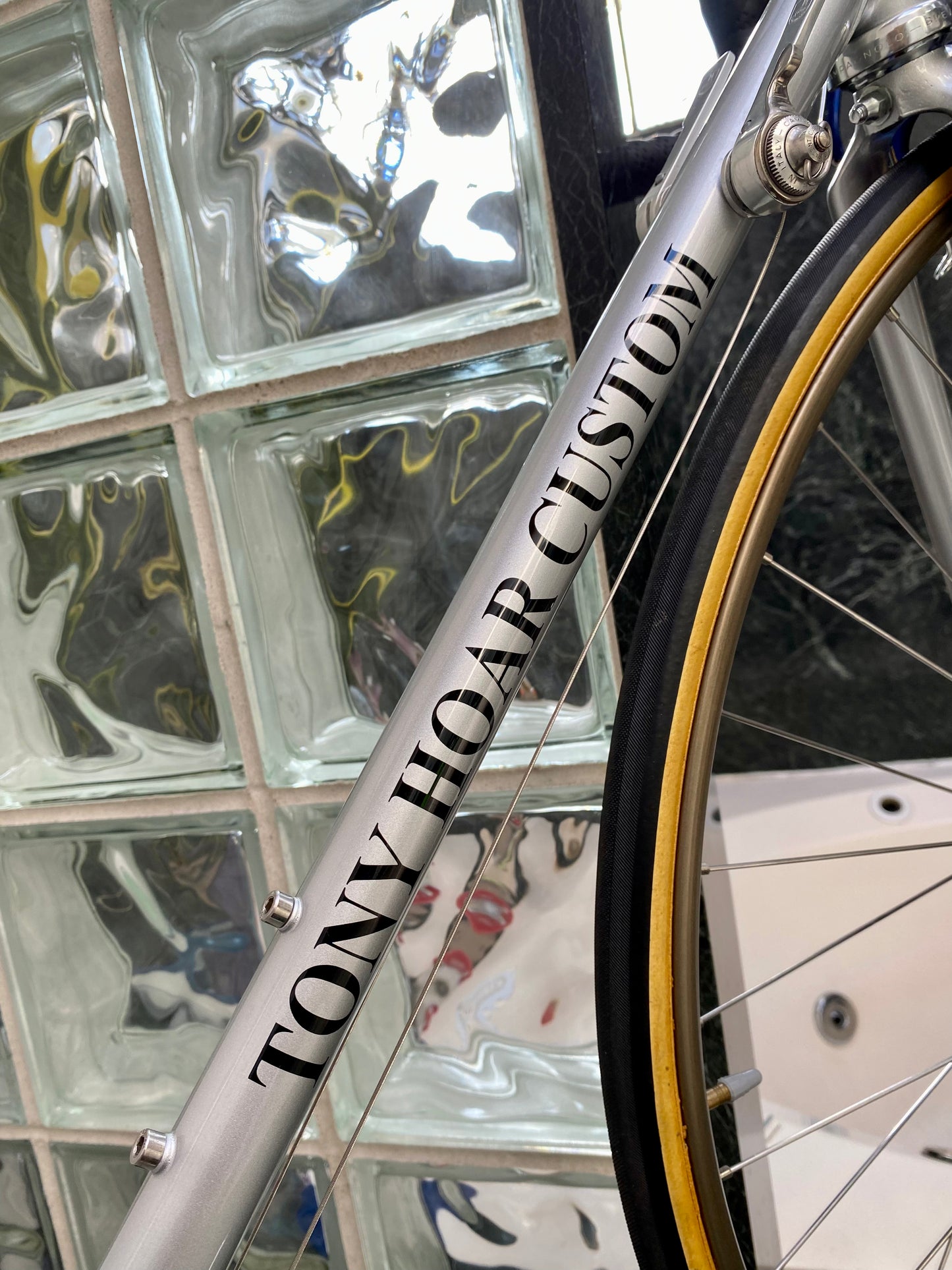 (SIZE 54cm) 1980's "TONY HOAR CUSTOM" ROAD BIKE - CAMPAGNOLO CHORUS