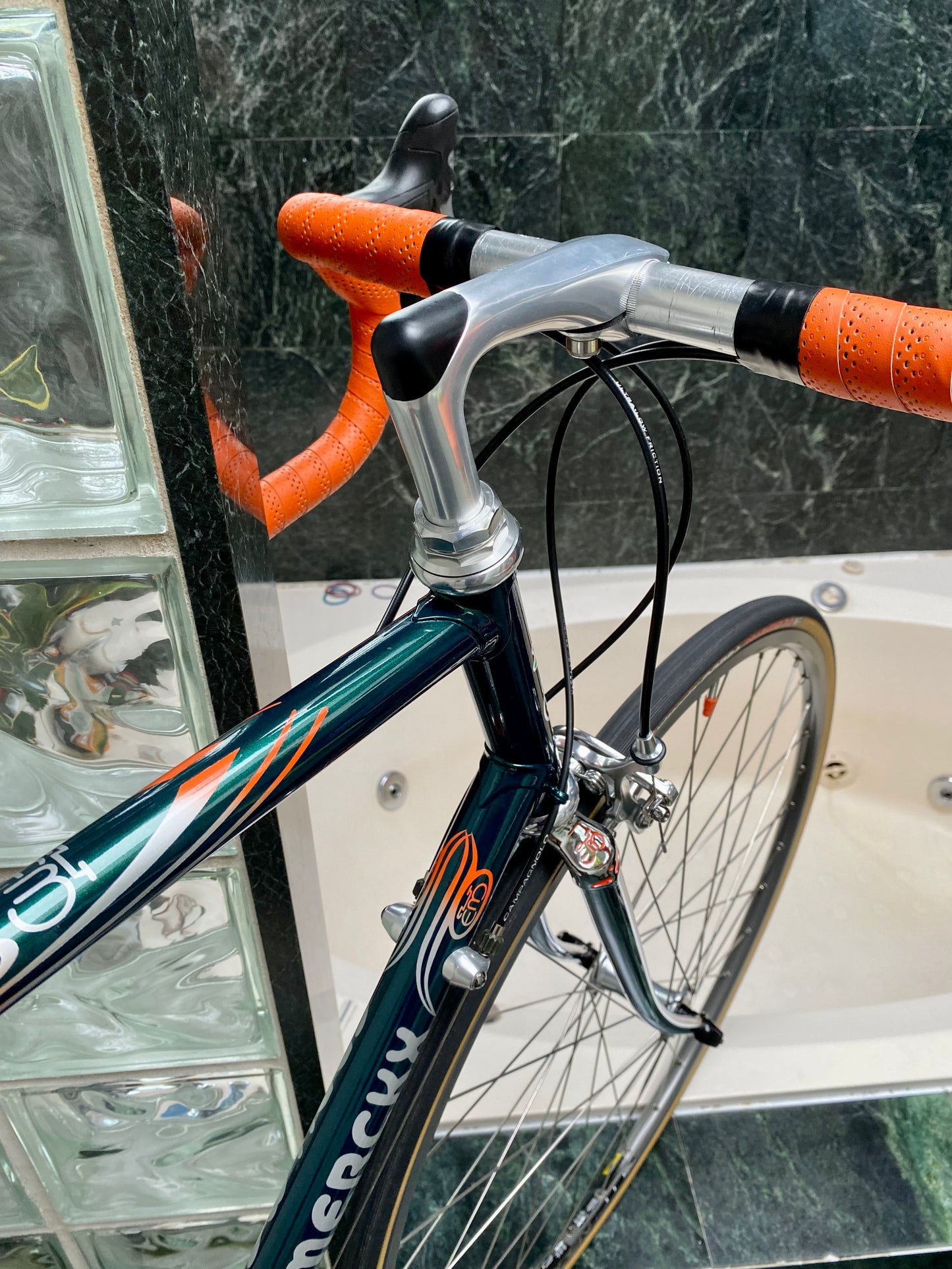 (SIZE 58cm) FULLY CUSTOM EDDY MERCKX STRADA O.S. 20th ANNIVERSARY NEO-RETRO BUILD - CAMPAGNOLO CENTAUR