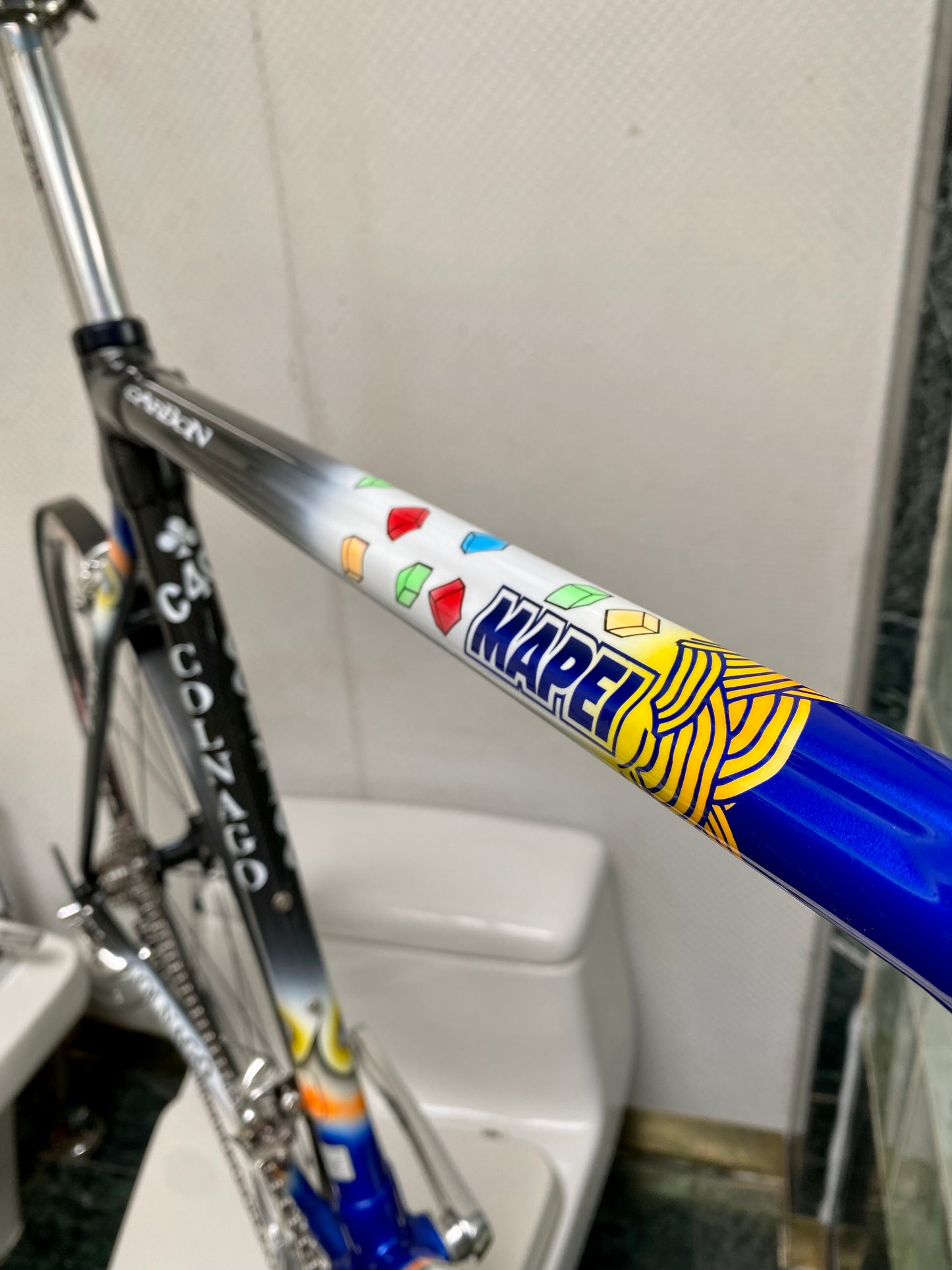 (SIZE 55cm) EARLY-2000's COLNAGO C40 MAPEI - DURA ACE 25th ANNIVERSARY- NEW OLD STOCK