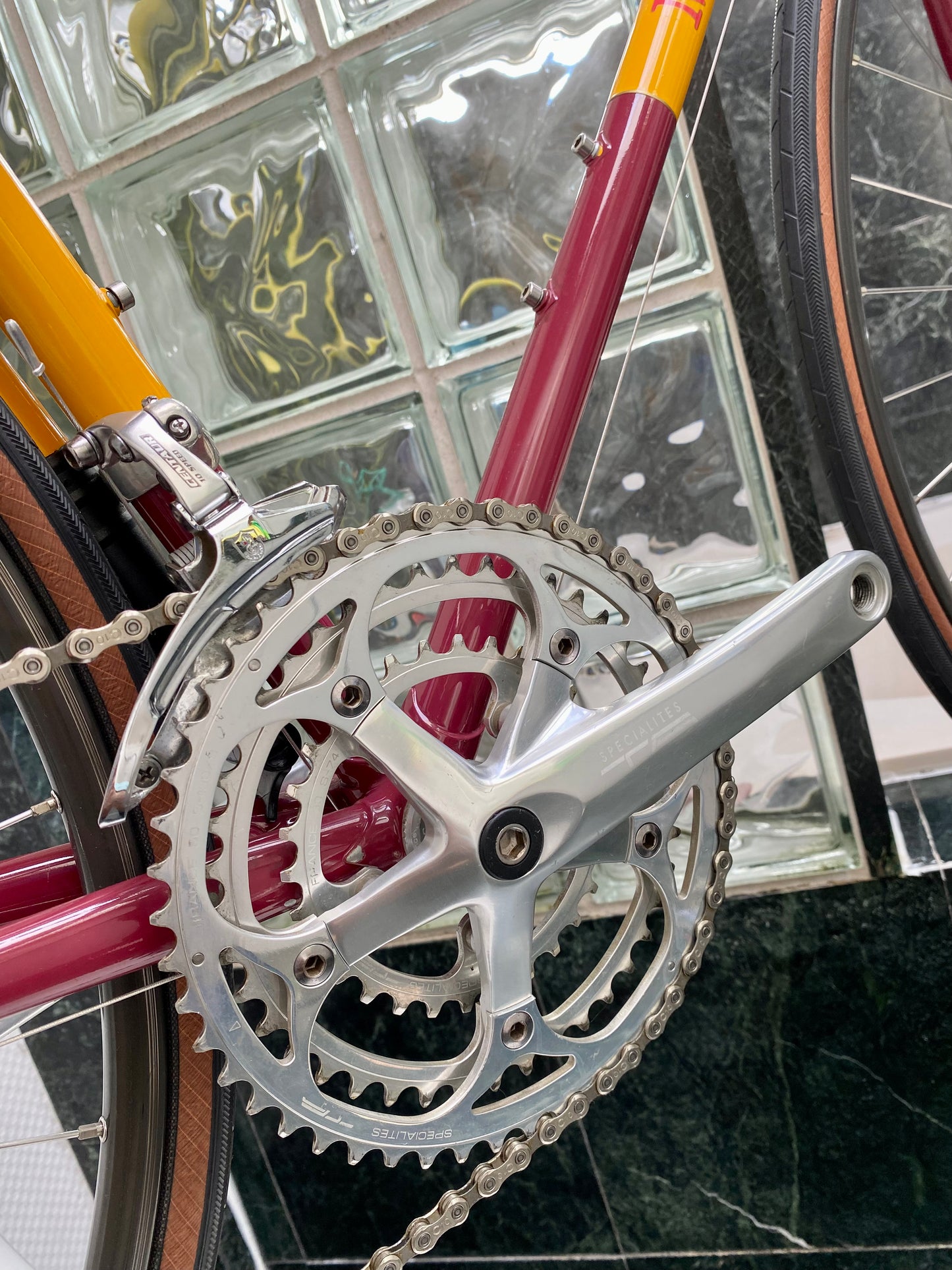 (SIZE 53cm) 2004 MARIPOSA STEEL ROAD BIKE - CUSTOM BUILT - CAMPAGNOLO