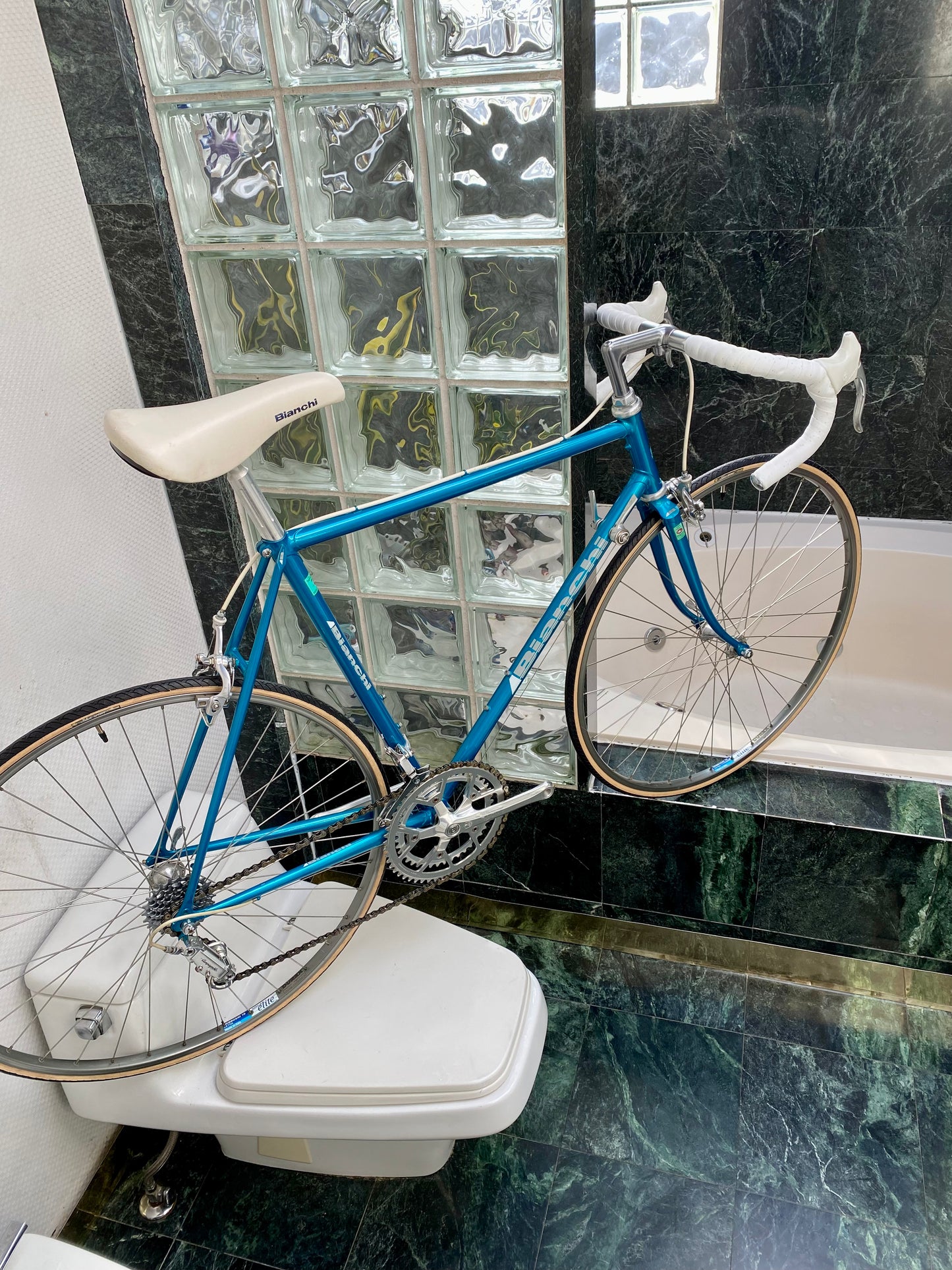 (SIZE 54cm) 1980's BIANCHI ROAD BIKE - CAMPAGNOLO