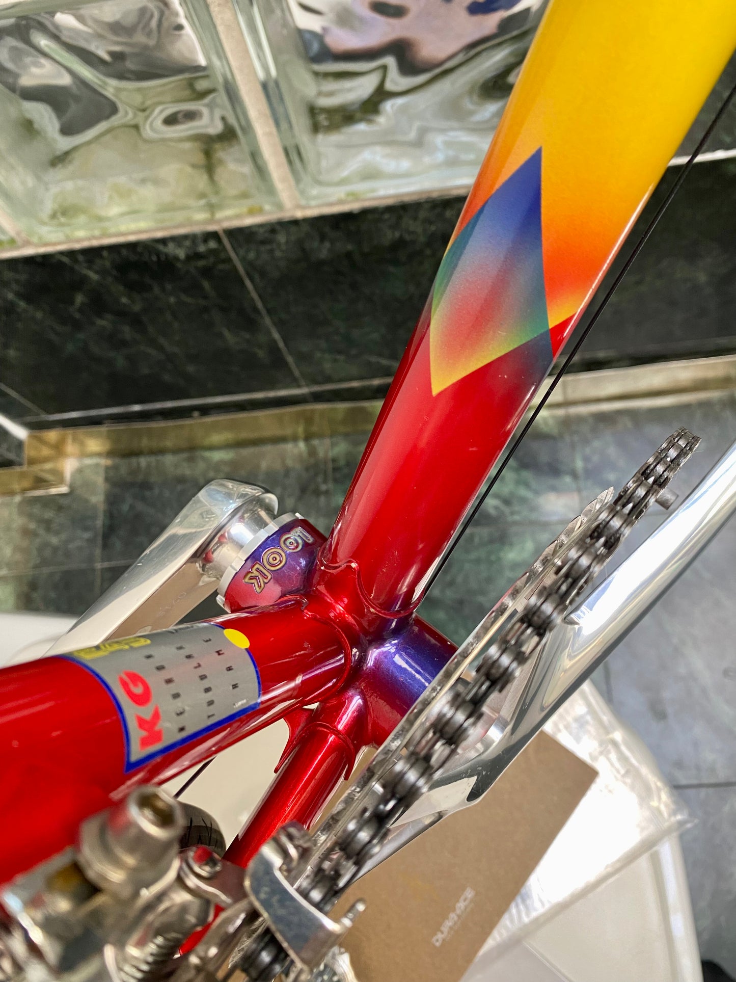 (SIZE 53cm) 1990's LOOK KG243 ROAD BIKE - DURA ACE 25th ANNIVERSARY - EXCEPTIONAL