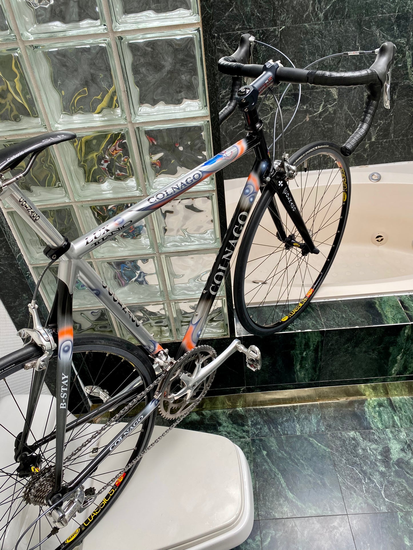 (SIZE 55cm) EARLY-2000's COLNAGO CT1 LUX TITANIO ROAD BIKE - DURA ACE - NOS