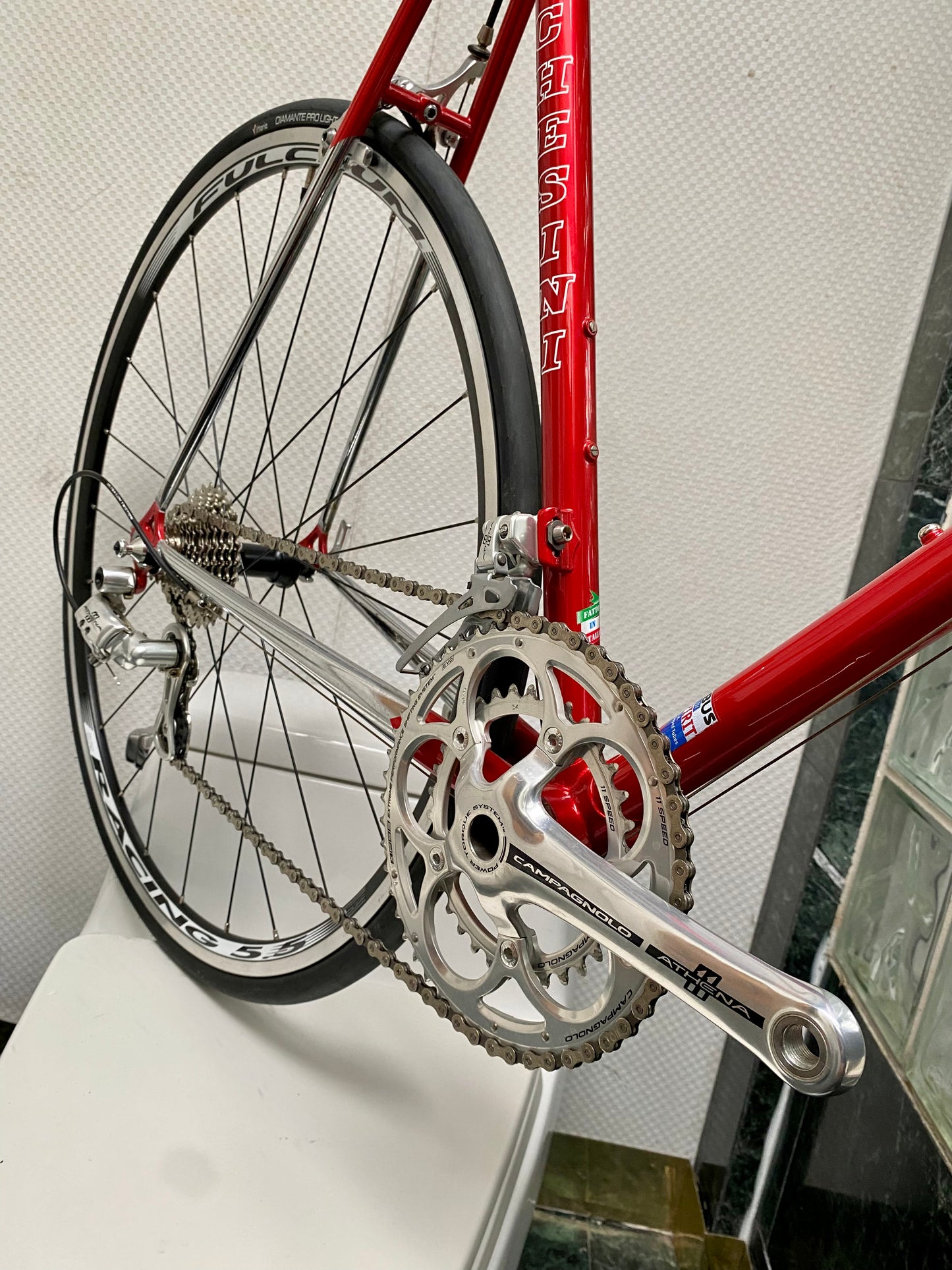 (SIZE 56cm) CHESINI X-UNO STEEL ROAD BIKE - COLUMBUS STEEL / CAMPY ATHENA 11