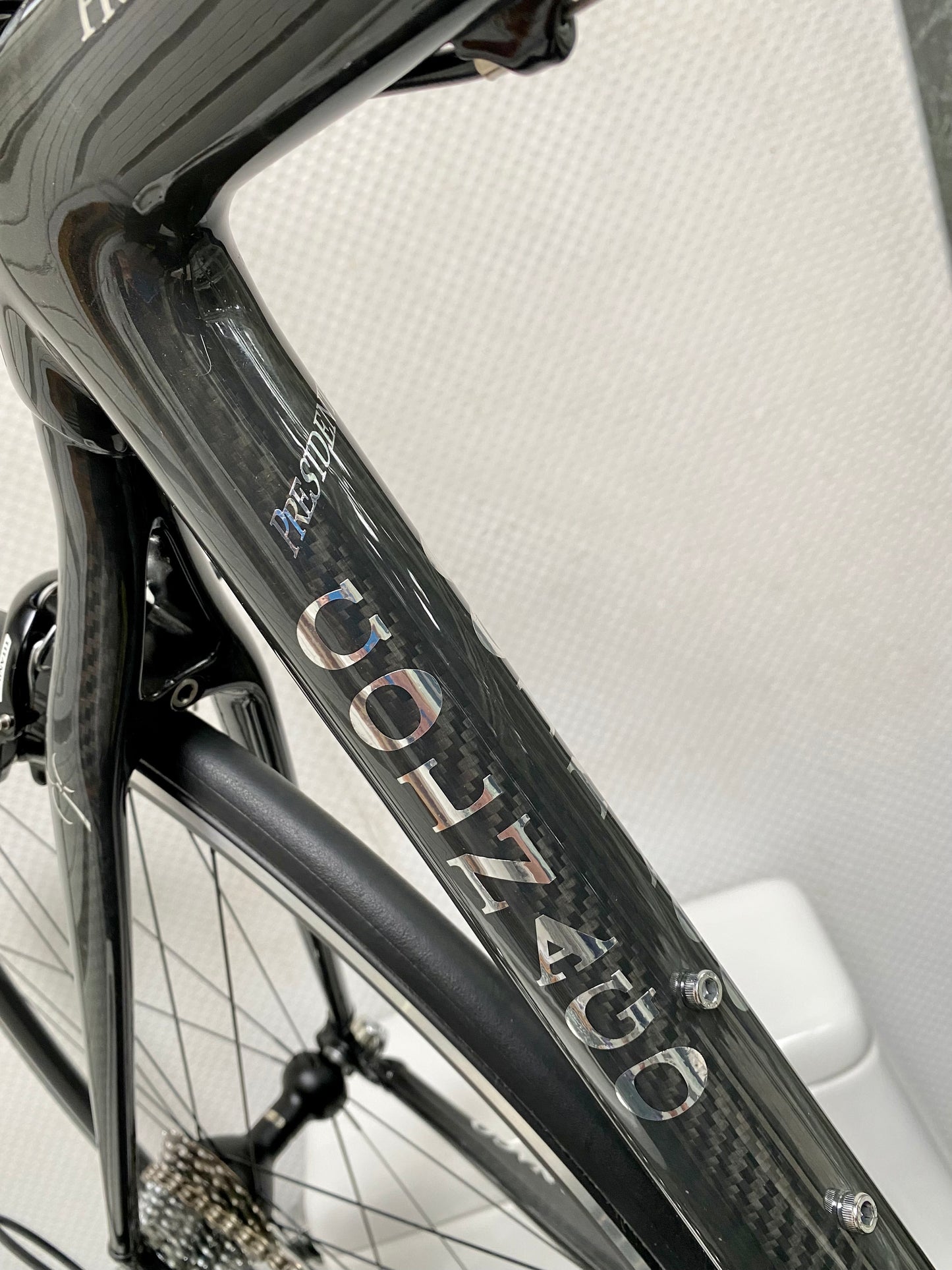 (SIZE 53cm) 2004 COLNAGO PRESIDENT LEONARDO DA VINCI ROAD BIKE - CAMPAGNOLO RECORD