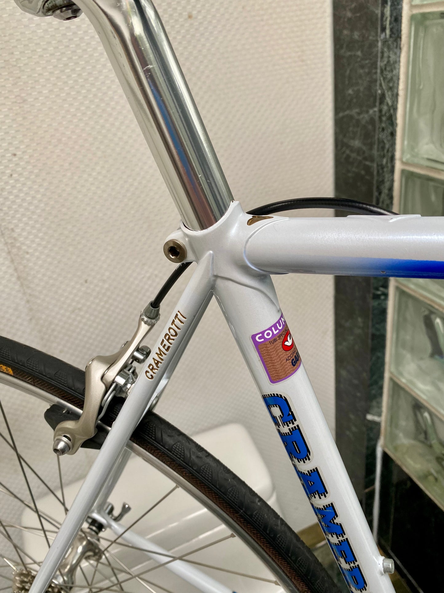 (SIZE 52cm) 1990's CRAMEROTTI ROAD BIKE - CAMPAGNOLO - CUSTOM BUILT - SPOTLESS