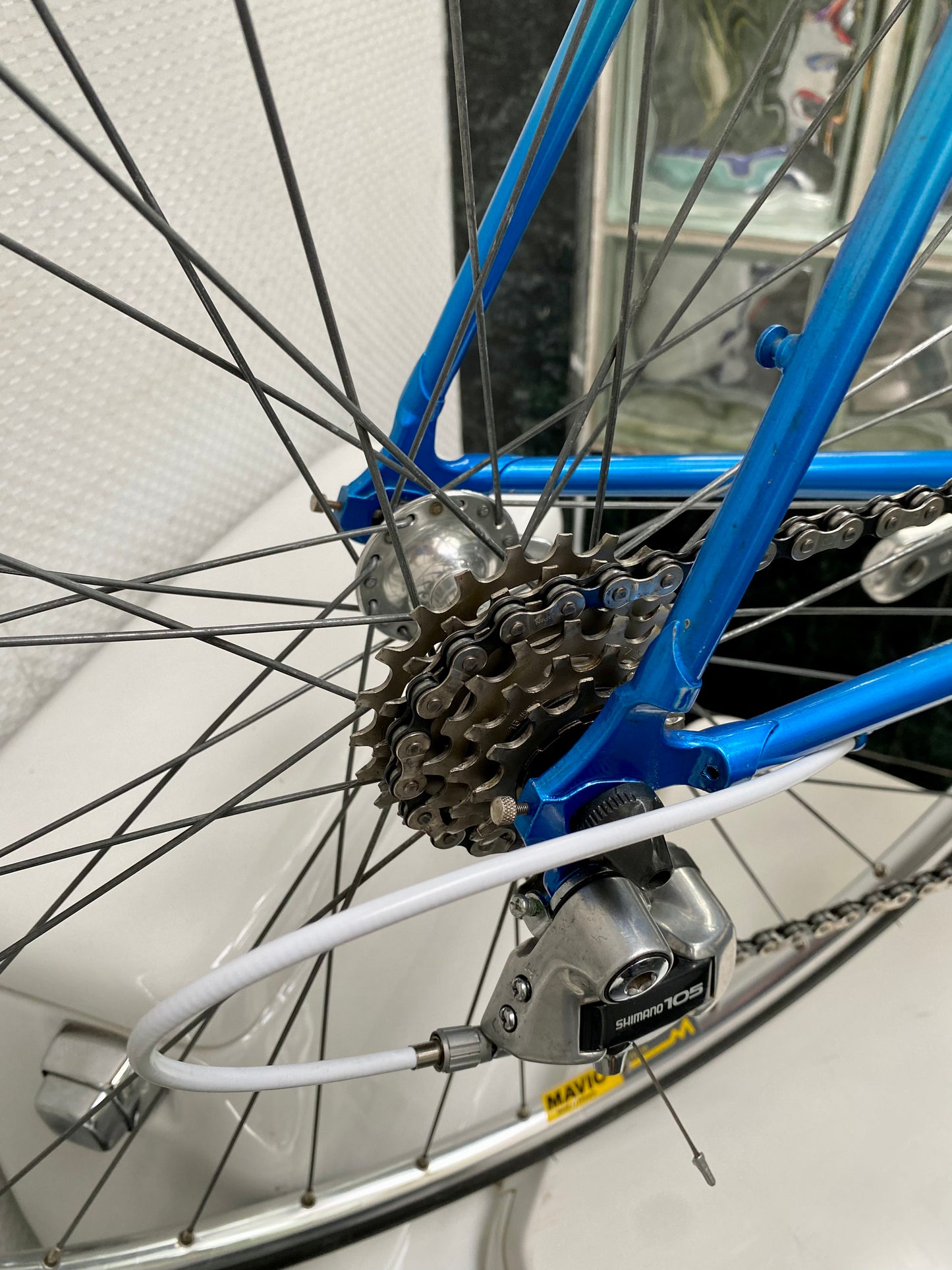 (SIZE 56cm) 1980's ZINI ROAD BIKE - SHIMANO 105 - REYNOLDS STEEL