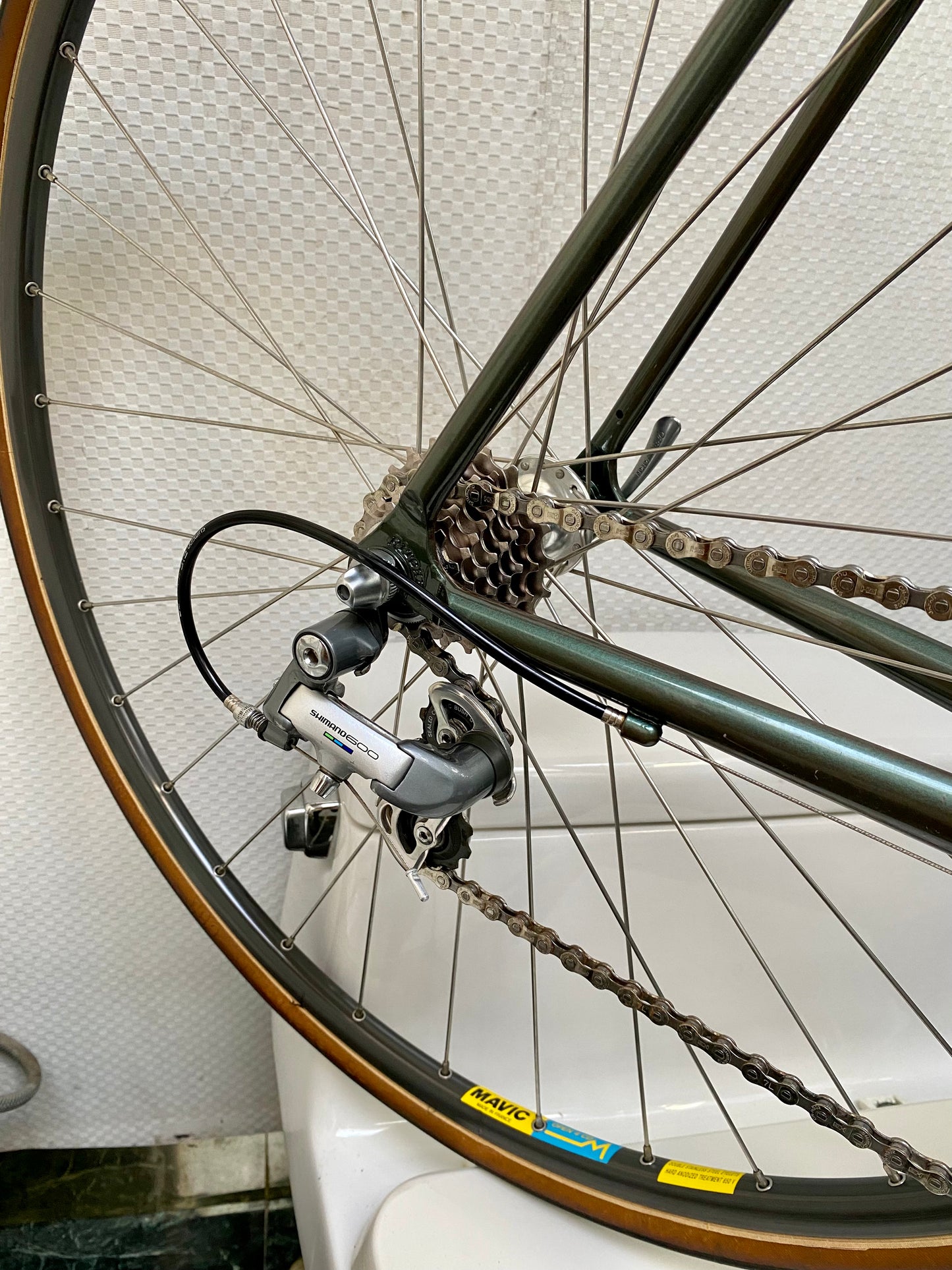 (SIZE 54cm) EARLY-1990's CONCORDE PRESTIGE ROAD BIKE - SHIMANO 600 STI - TANGE PRESTIGE