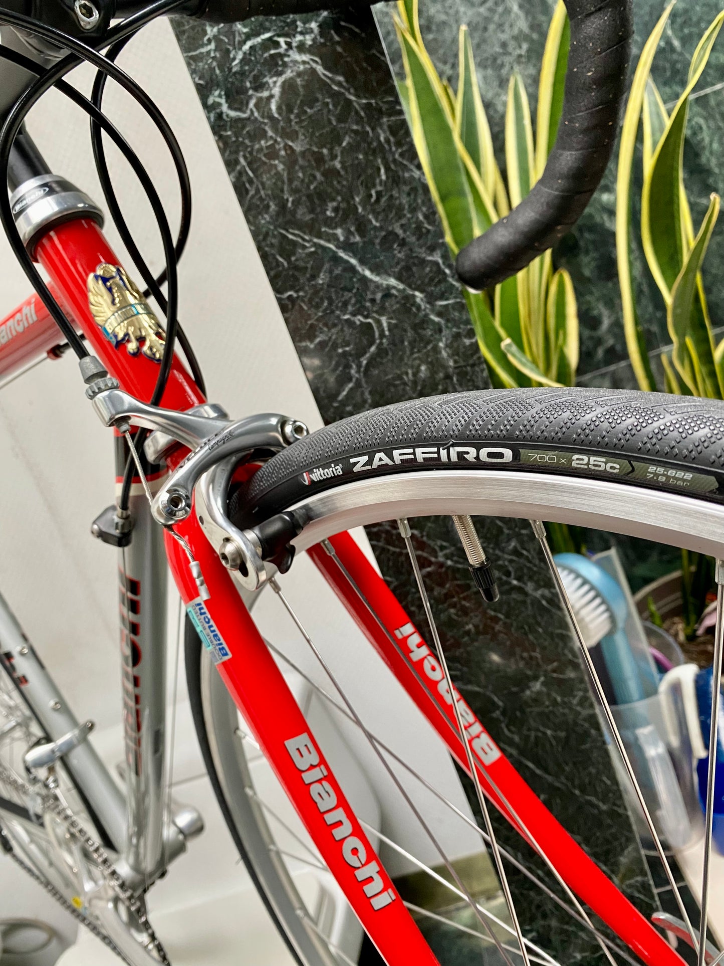 (SIZE 53cm) 1990's BIANCHI CAMPIONE ROAD BIKE - CAMPAGNOLO