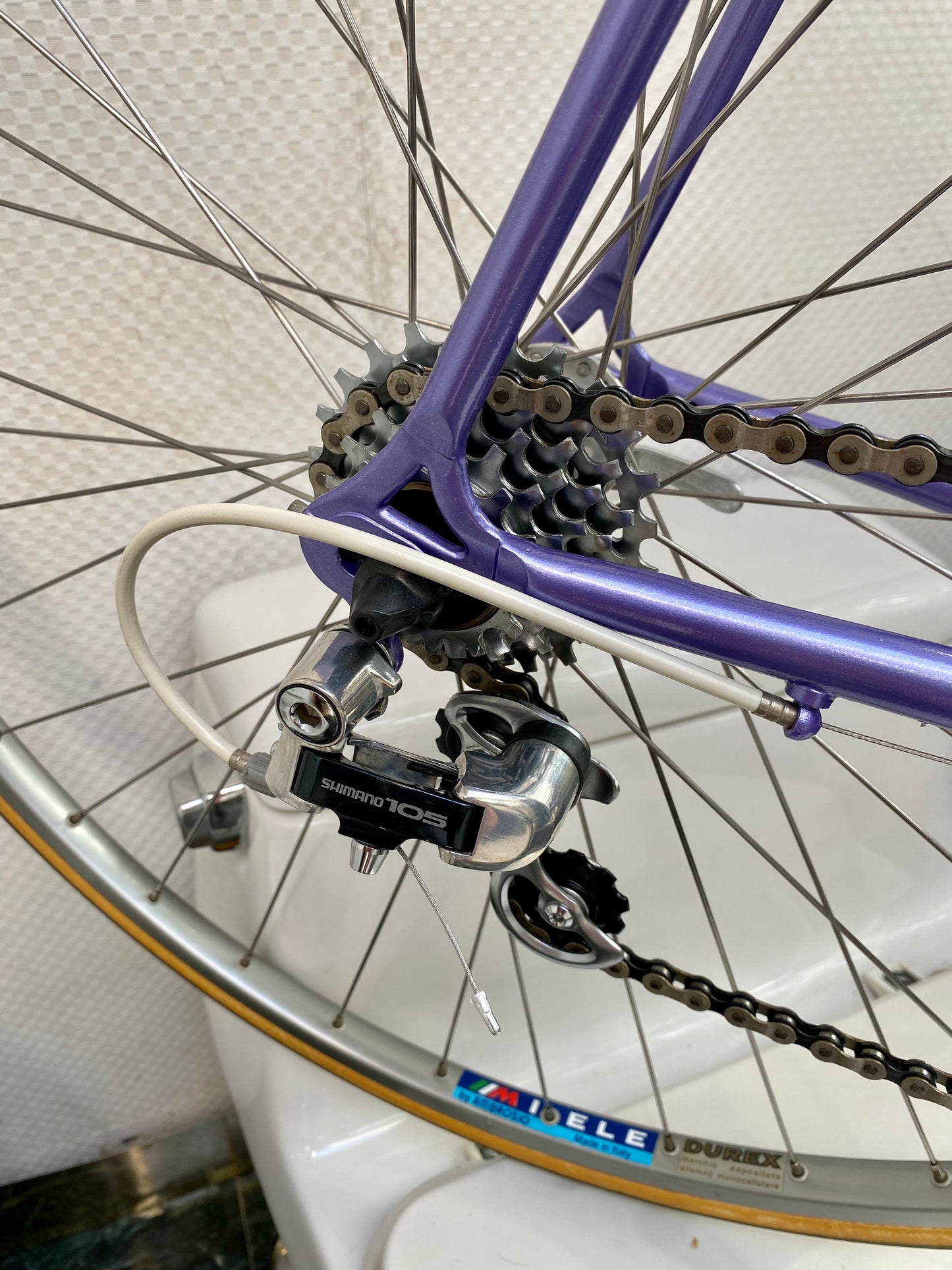 (SIZE 56cm) NOS / NEW 1980's MIELE ROAD BIKE - SHIMANO 105