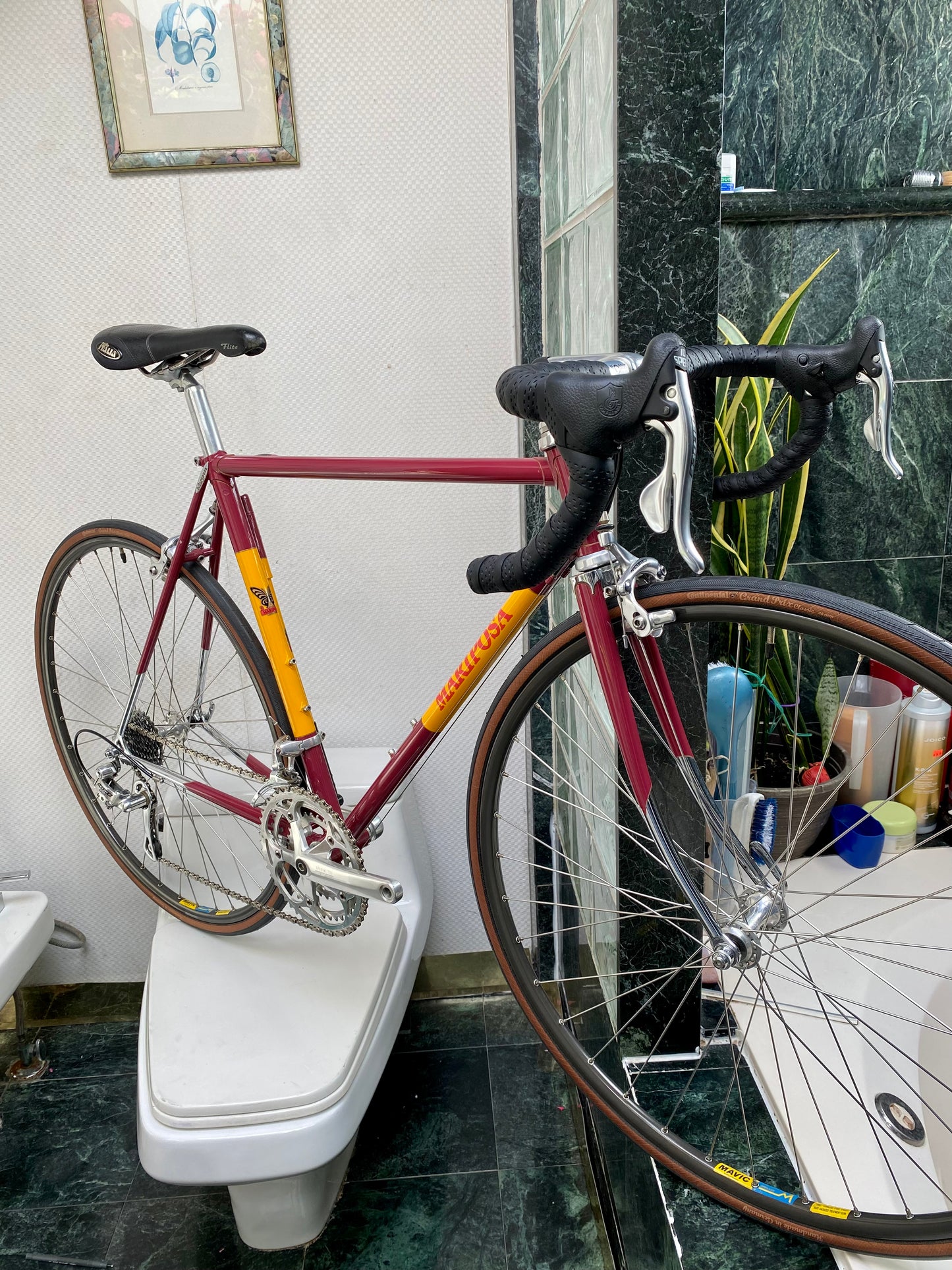 (SIZE 53cm) 2004 MARIPOSA STEEL ROAD BIKE - CUSTOM BUILT - CAMPAGNOLO