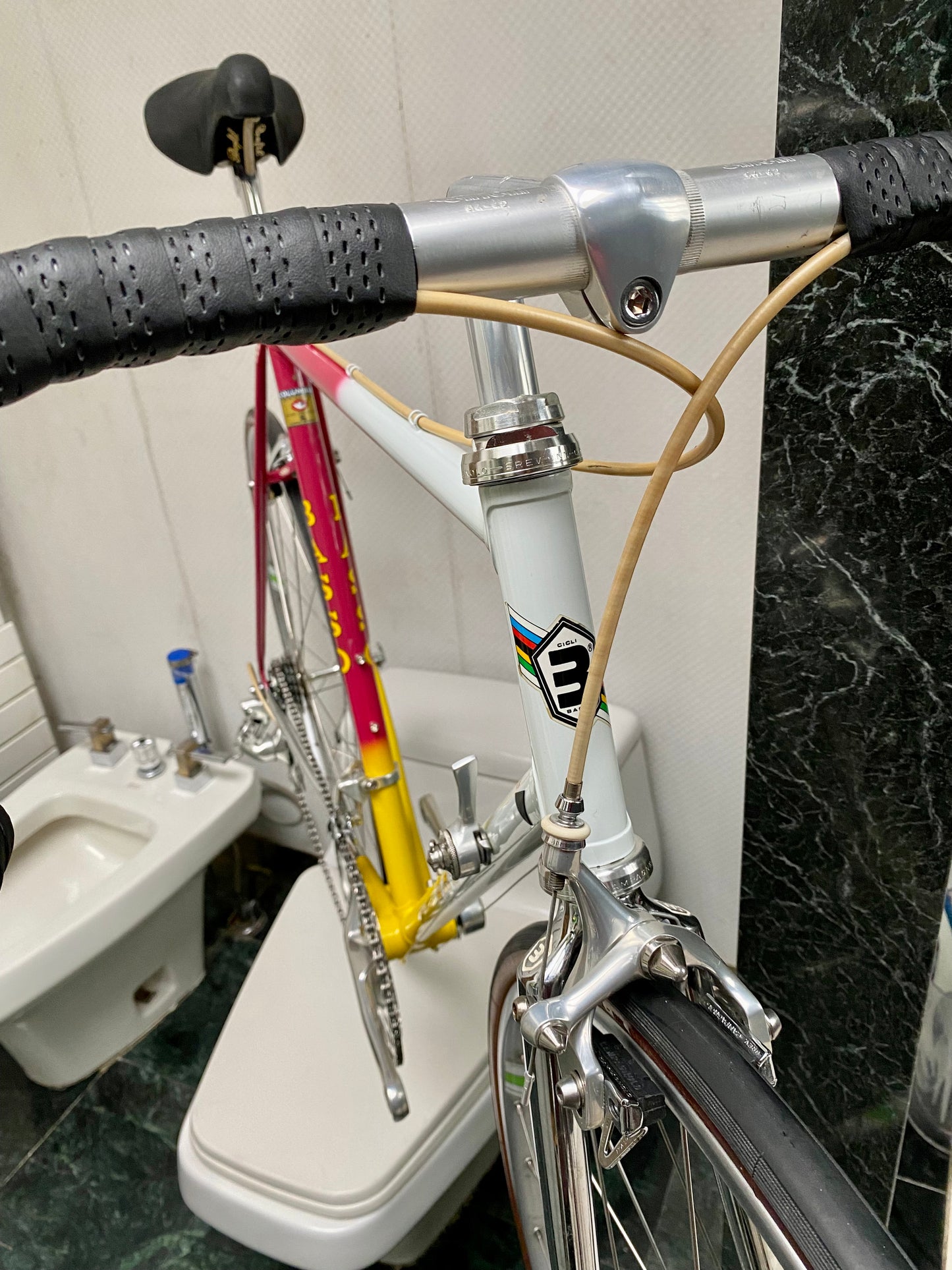 (SIZE 55cm) 1980's BASSO ROAD BIKE - COLUMBUS SL - CAMPAGNOLO ATHENA