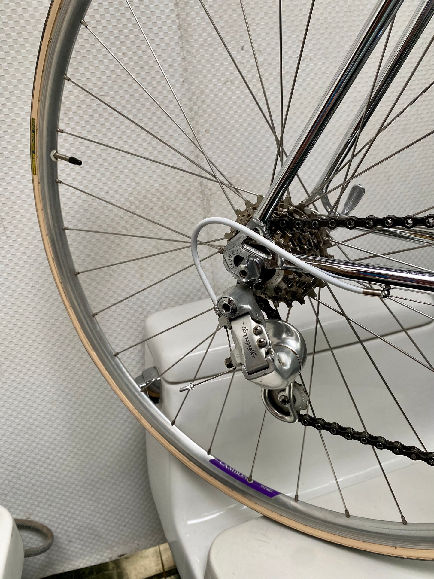 (SIZE 50cm) 1980's CRAMEROTTI ROAD BIKE - CUSTOM BUILT - CAMPAGNOLO ATHENA