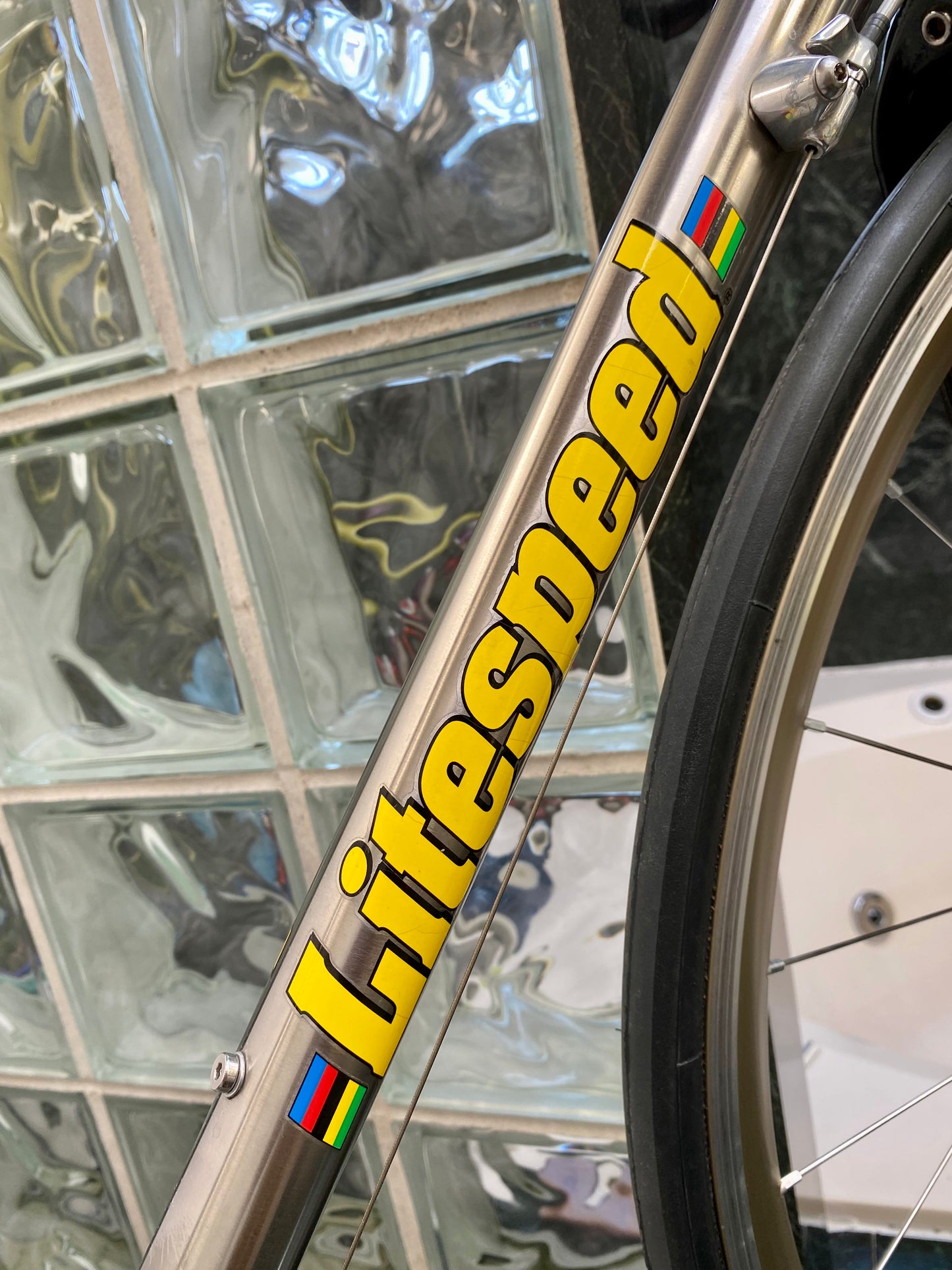 (SIZE 55cm) LATE-1990's LITESPEED VORTEX TITANIUM ROAD BIKE - SHIMANO DURA ACE - LIKE NEW