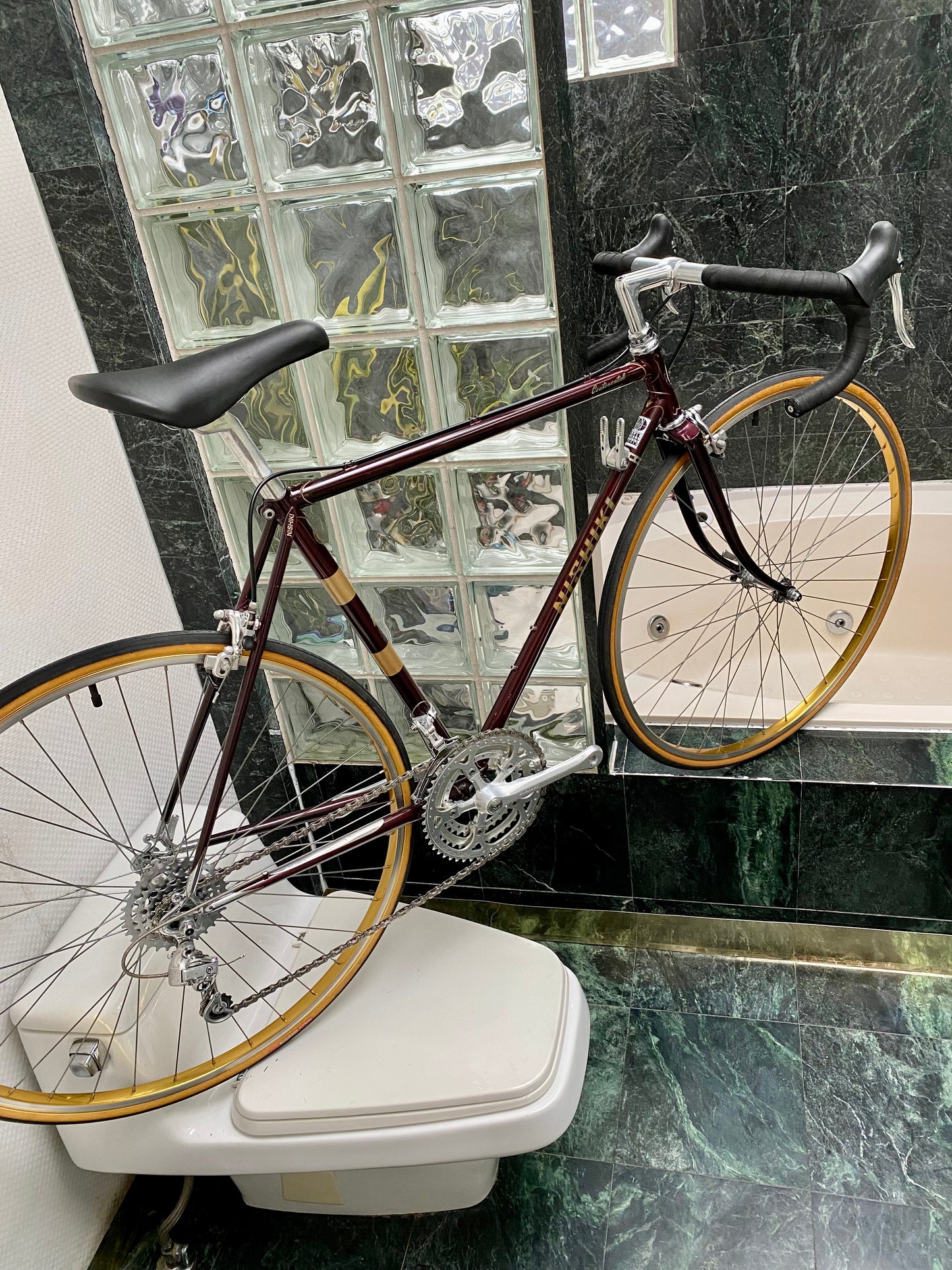 (SIZE 53cm) EARLY-1980's NISHIKI CONTINENTAL ROAD BIKE - SPOTLESS