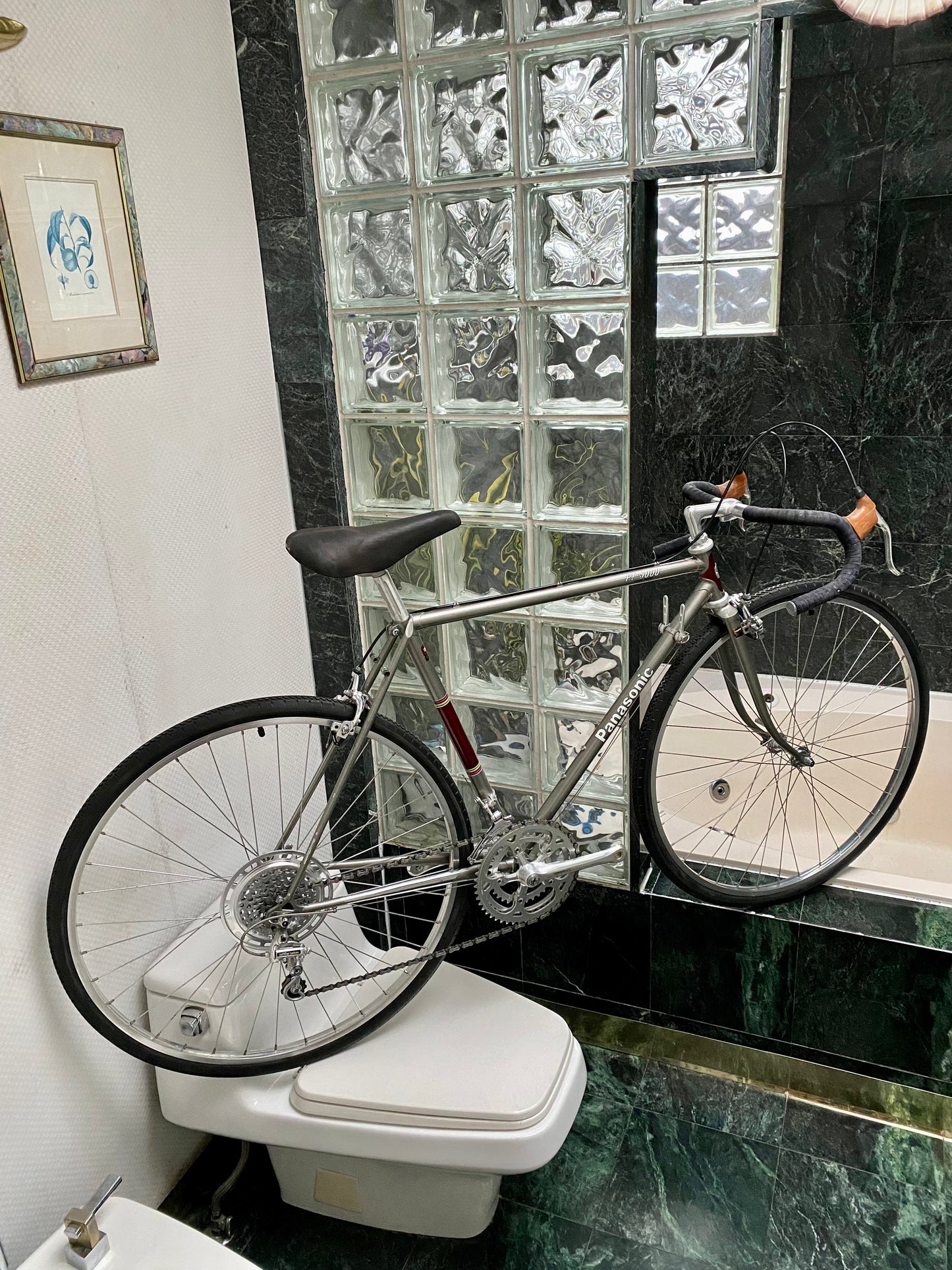 (SIZE 53cm) EARLY-1980's PANASONIC PT-5000 ROAD BIKE - HANDMADE IN JAPAN