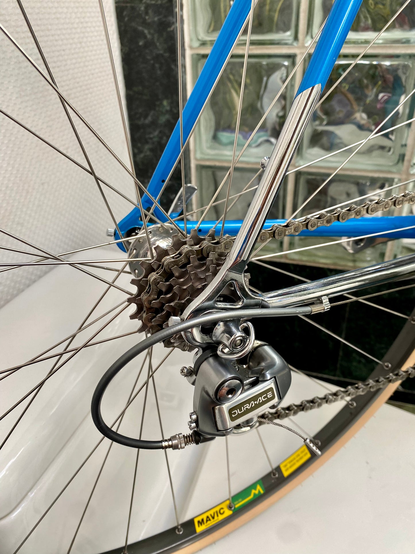 (SIZE 53.5cm) LATE-1980's TEAM MIYATA ROAD BIKE - SHIMANO DURA ACE - SPOTLESS