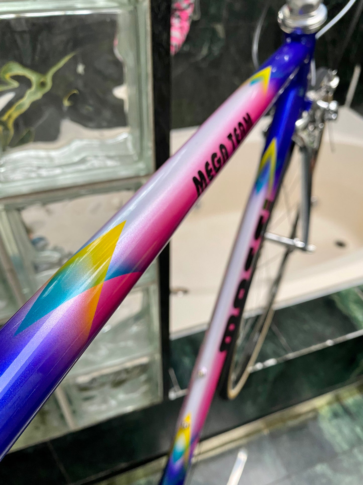 (SIZE 54cm) EARLY-1990's MASSI "MEGA TEAM" ROAD BIKE - COLUMBUS BRAIN - DURA ACE