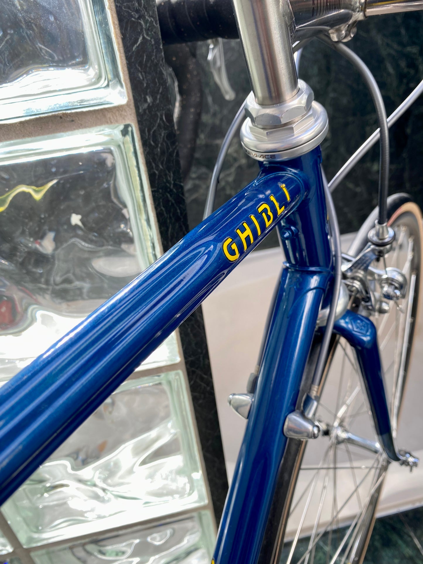 (SIZE 53cm) INCREDIBLE EARLY-1990's ROSSIN GHIBLI ROAD BIKE - SHIMANO DURA ACE