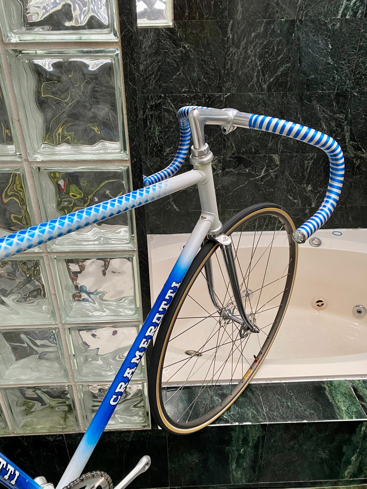 (SIZE 56cm) 1980's CRAMEROTTI PISTA TRACK BIKE - CINELLI