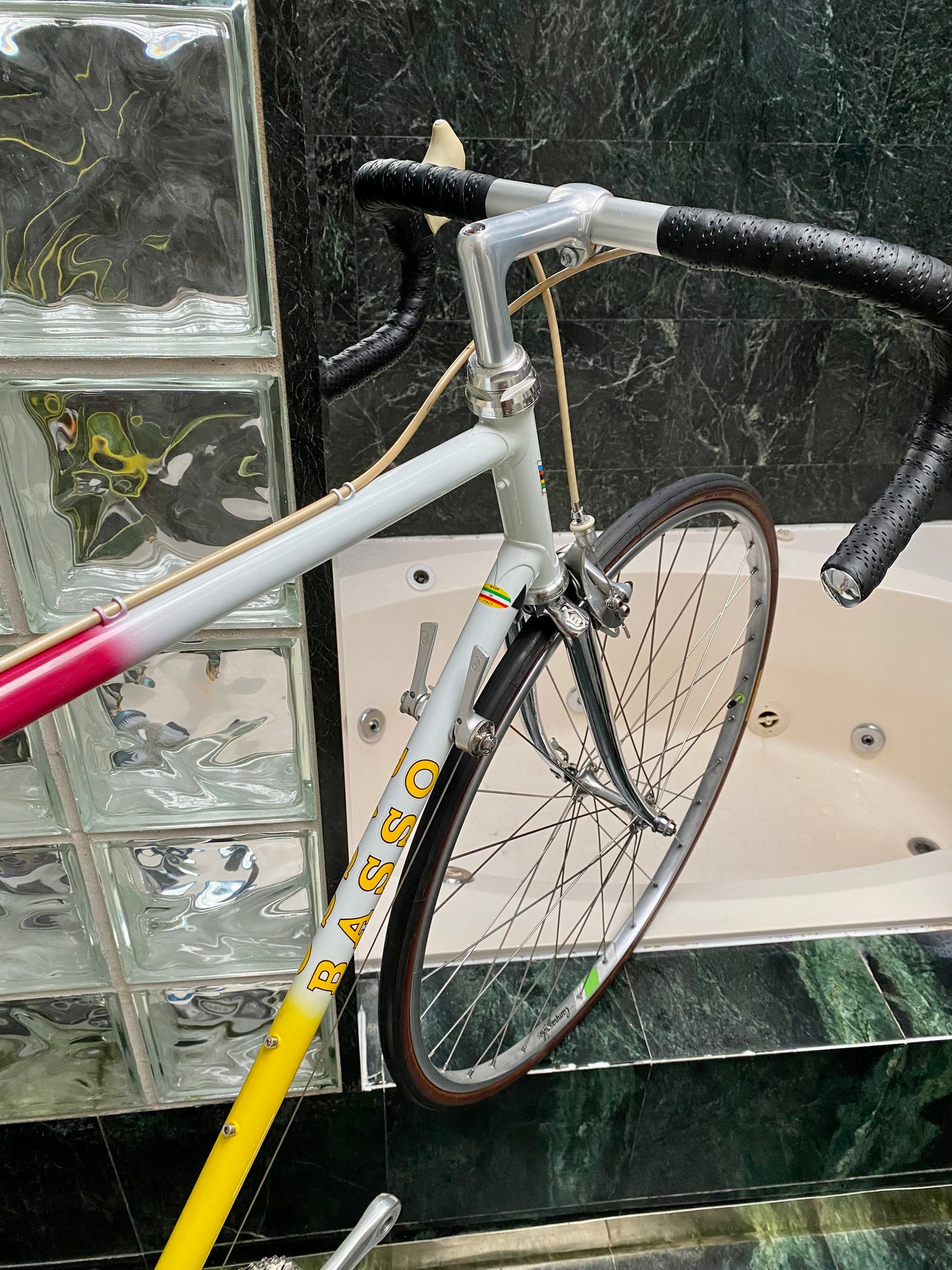 (SIZE 55cm) 1980's BASSO ROAD BIKE - COLUMBUS SL - CAMPAGNOLO ATHENA