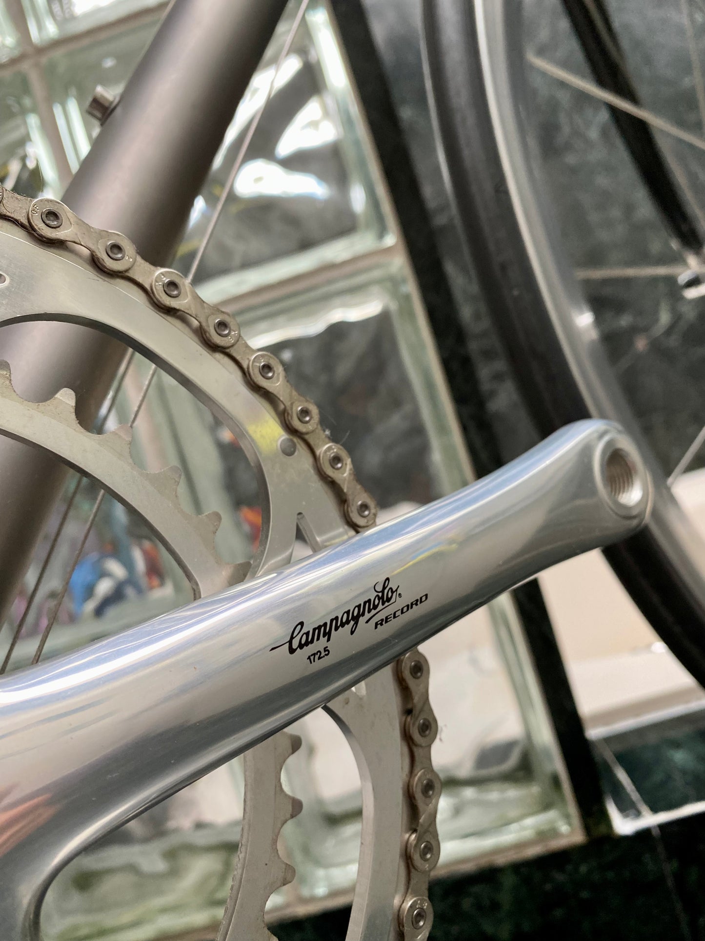 (SIZE 56cm) 1990's BASSO TITANIUM ROAD BIKE - CAMPAGNOLO RECORD - VENTO WHEELSET - INCREDIBLE!