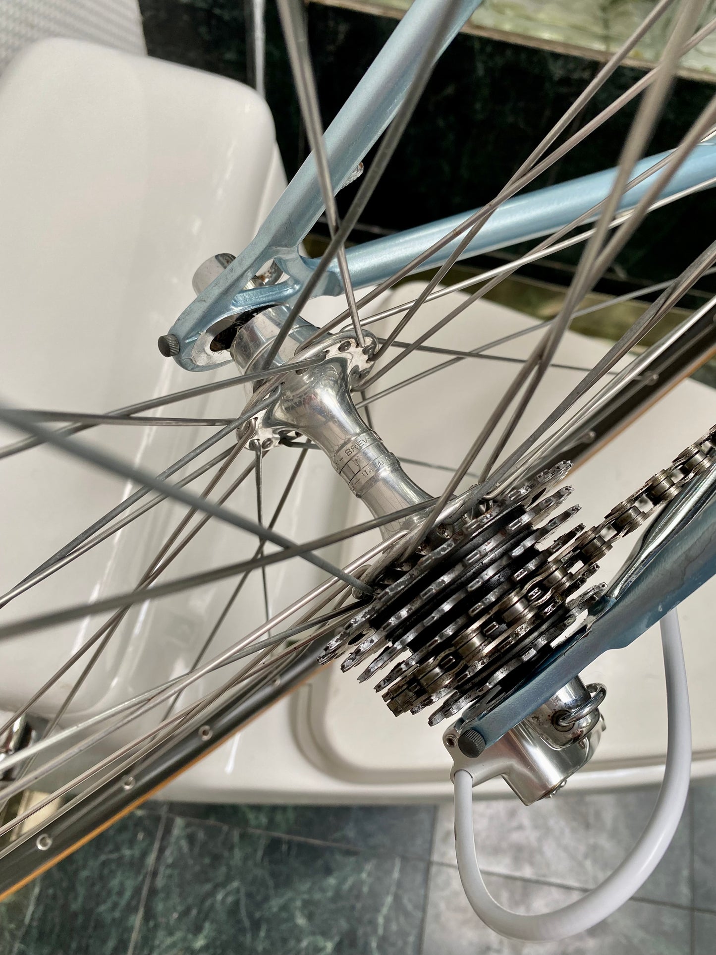 (SIZE 51cm) 1980's MARINONI SPECIAL ROAD BIKE - CAMPAGNOLO C-RECORD DELTA GROUPSET