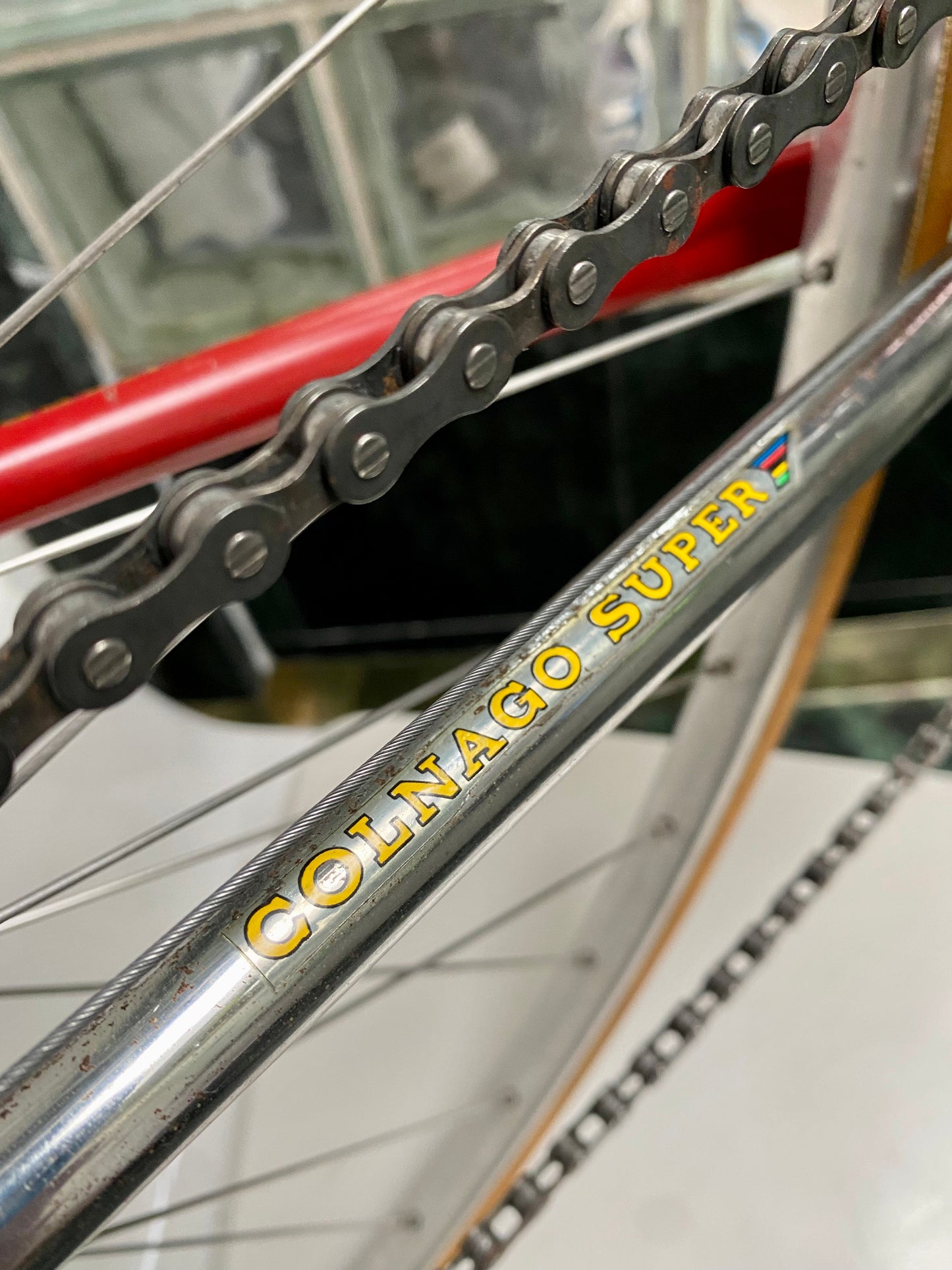 (SIZE 57cm) 1970's COLNAGO SUPER ROAD BIKE - CAMPAGNOLO - BEAUTIFUL