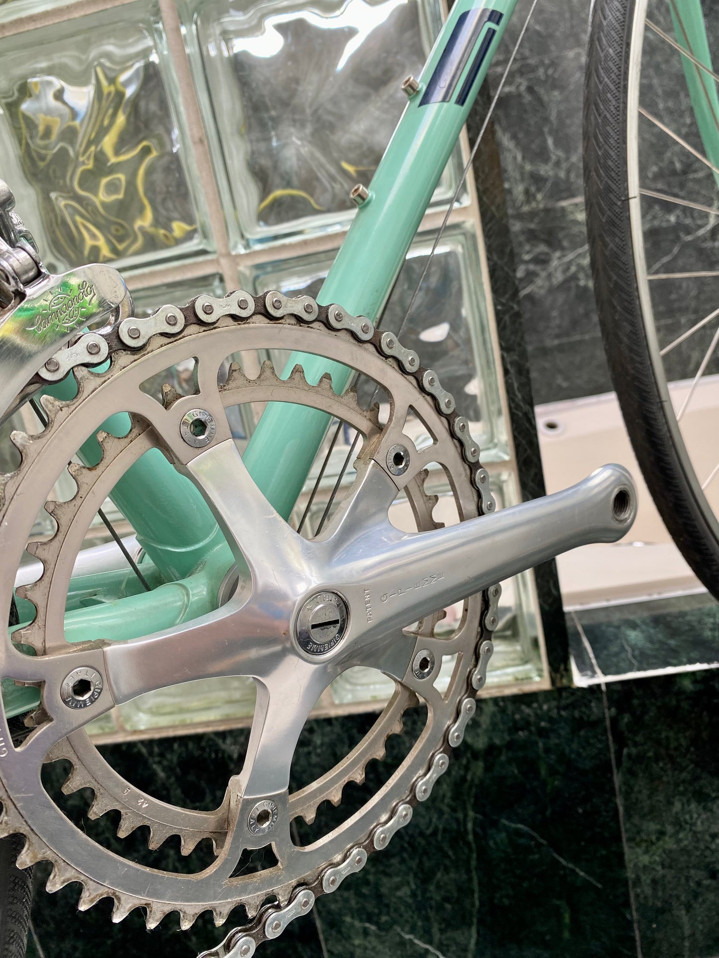 (SIZE 62cm) 1980's BIANCHI TROFEO ROAD BIKE - CAMPAGNOLO - CELESTE - BEAUTIFUL!