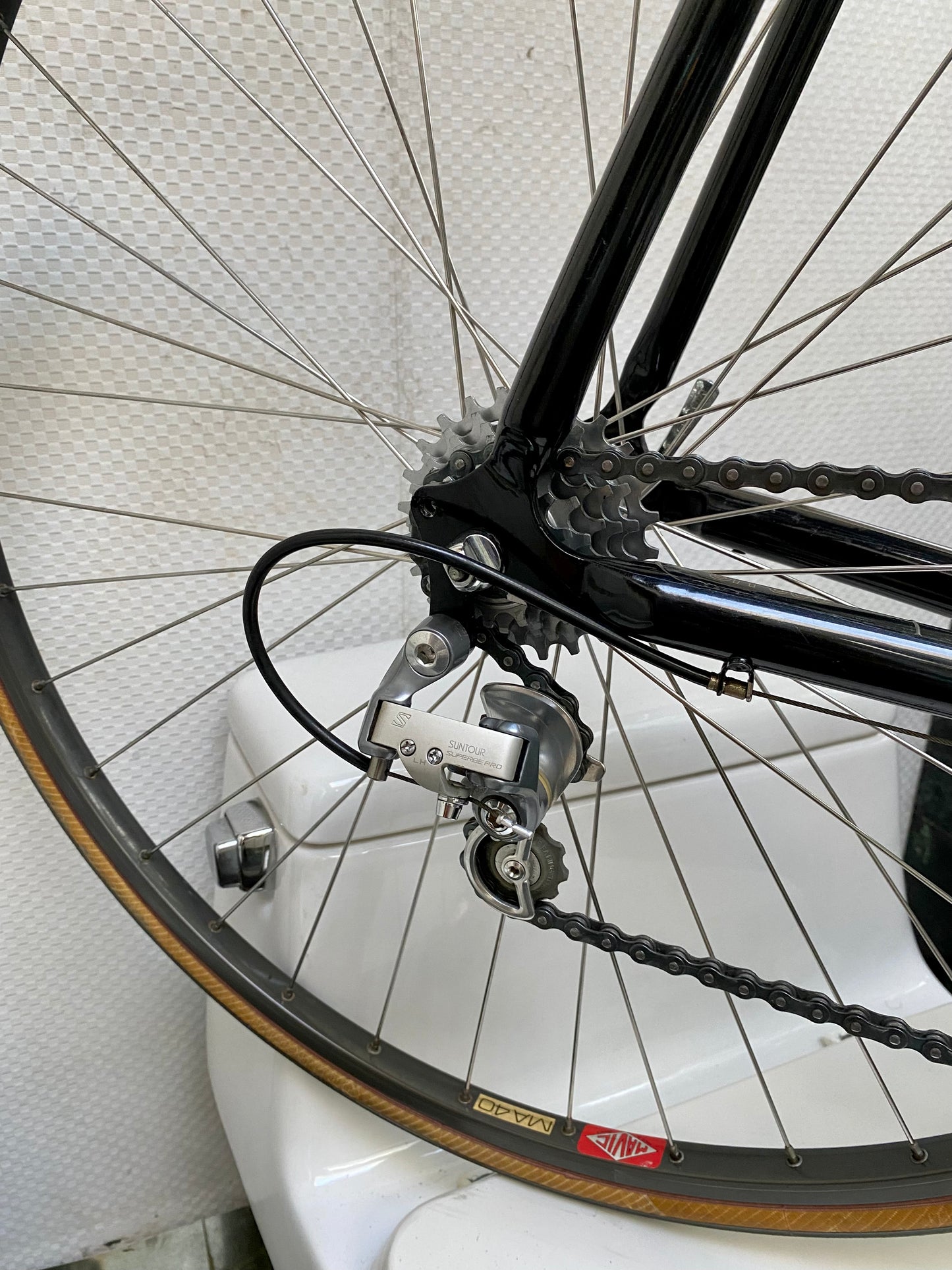 (SIZE 63cm) 1980's CANNONDALE SR 800 ROAD BIKE - SUNTOUR SUPERBE PRO - WOW!