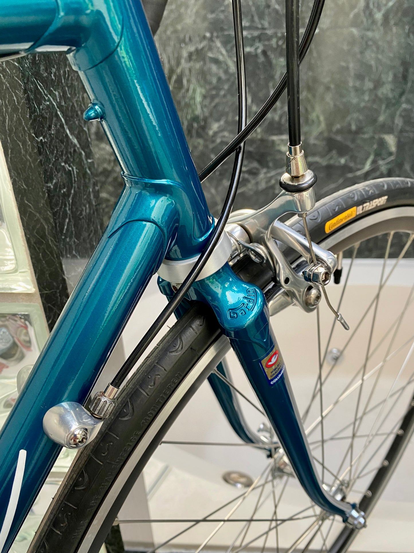 (SIZE 55cm) EARLY-1990's CUSTOM-BUILT GARDIN ROAD BIKE - CAMPAGNOLO ATHENA