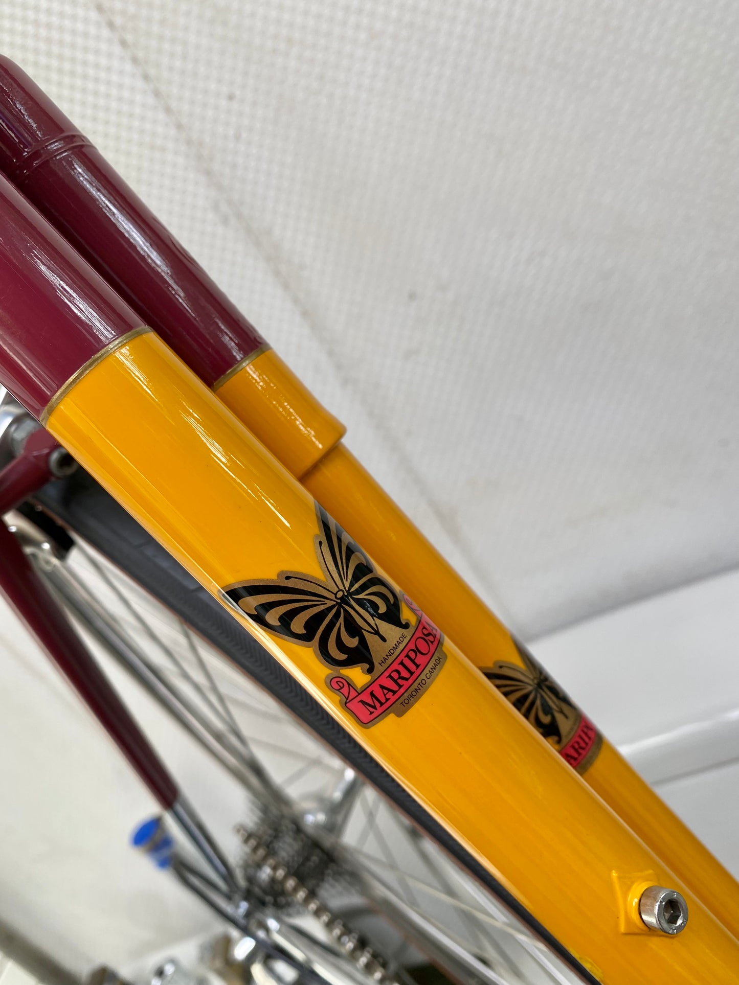 (SIZE 53cm) 2004 MARIPOSA STEEL ROAD BIKE - CUSTOM BUILT - CAMPAGNOLO