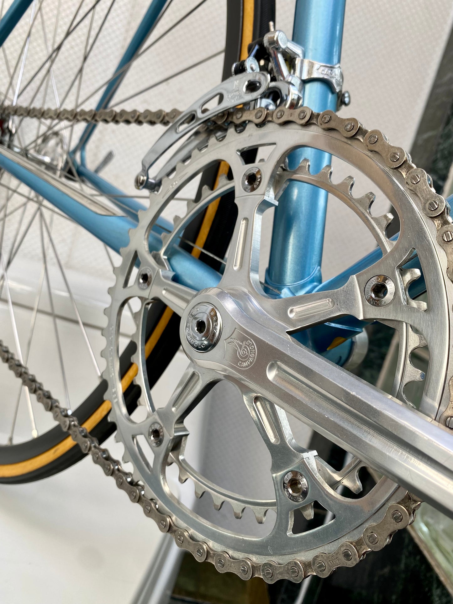 (SIZE 50cm) EARLY-1980's EDDY MERCKX ROAD BIKE - CAMPAGNOLO SUPER RECORD - MUSEUM QUALITY PERFECTION!!