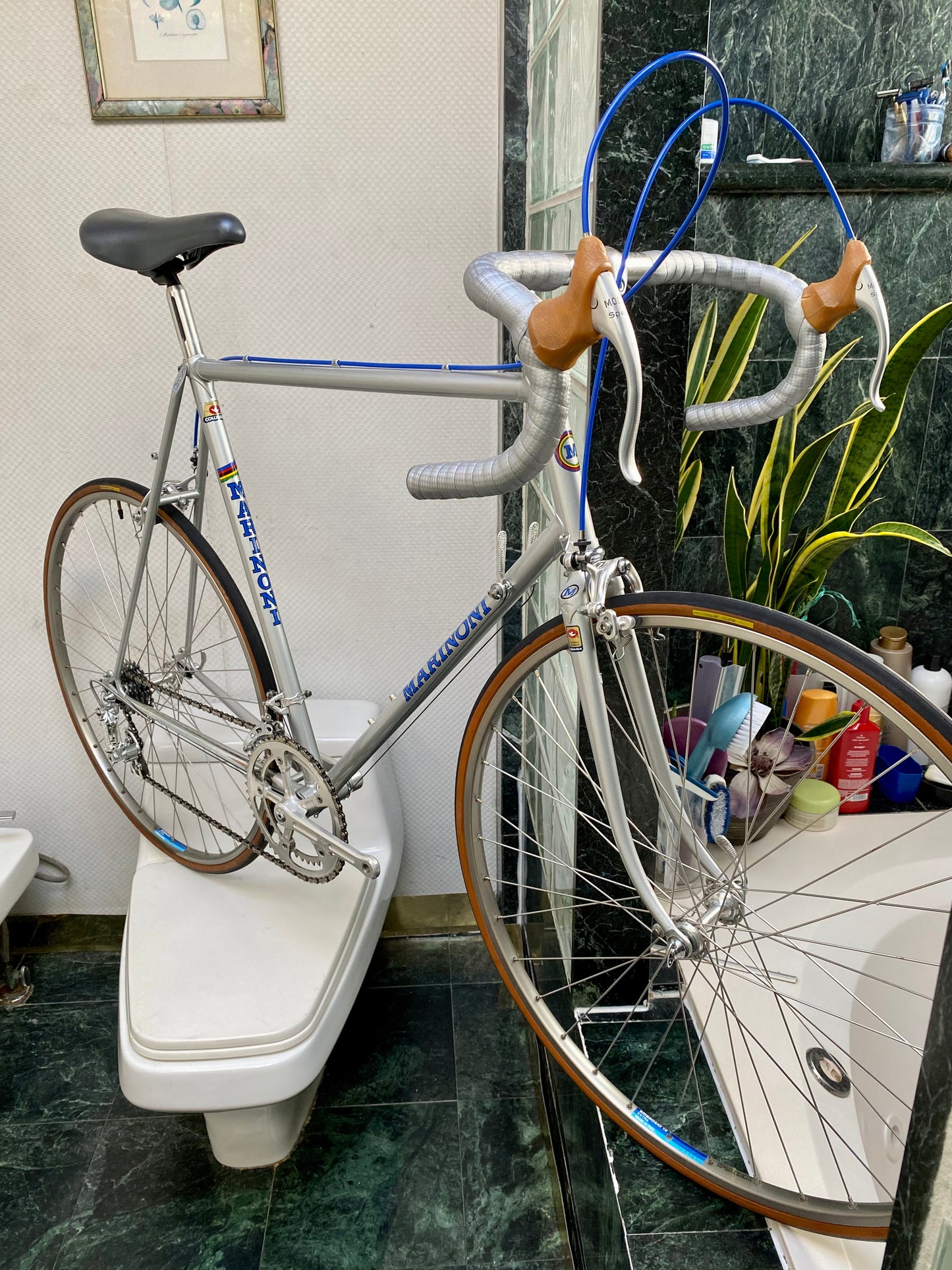 (SIZE 60cm) EARLY-1980's MARINONI SPECIAL ROAD BIKE - CAMPAGNOLO - COLUMBUS SL