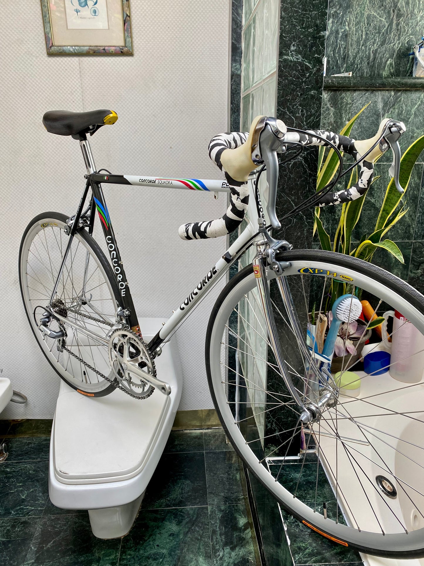 (SIZE 55cm) EARLY-1990's CONCORDE SQUADRA ROAD BIKE - COLUMBUS SLX - SHIMANO 600