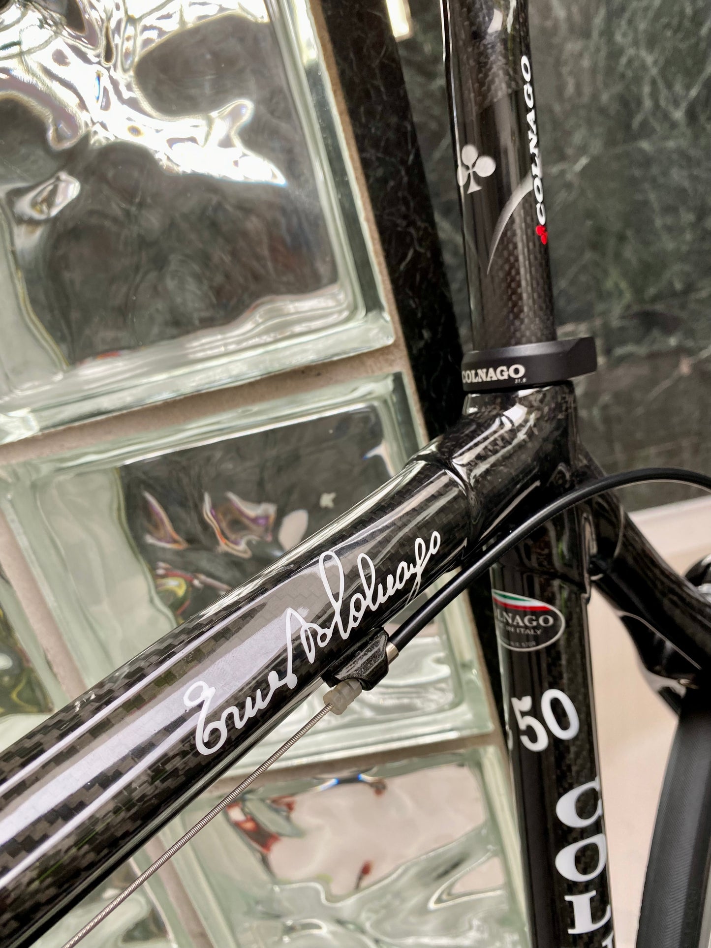 (SIZE 56cm) CLASSIC COLNAGO C50 ROAD BIKE - CAMPAGNOLO RECORD - LIKE NEW / SPOTLESS