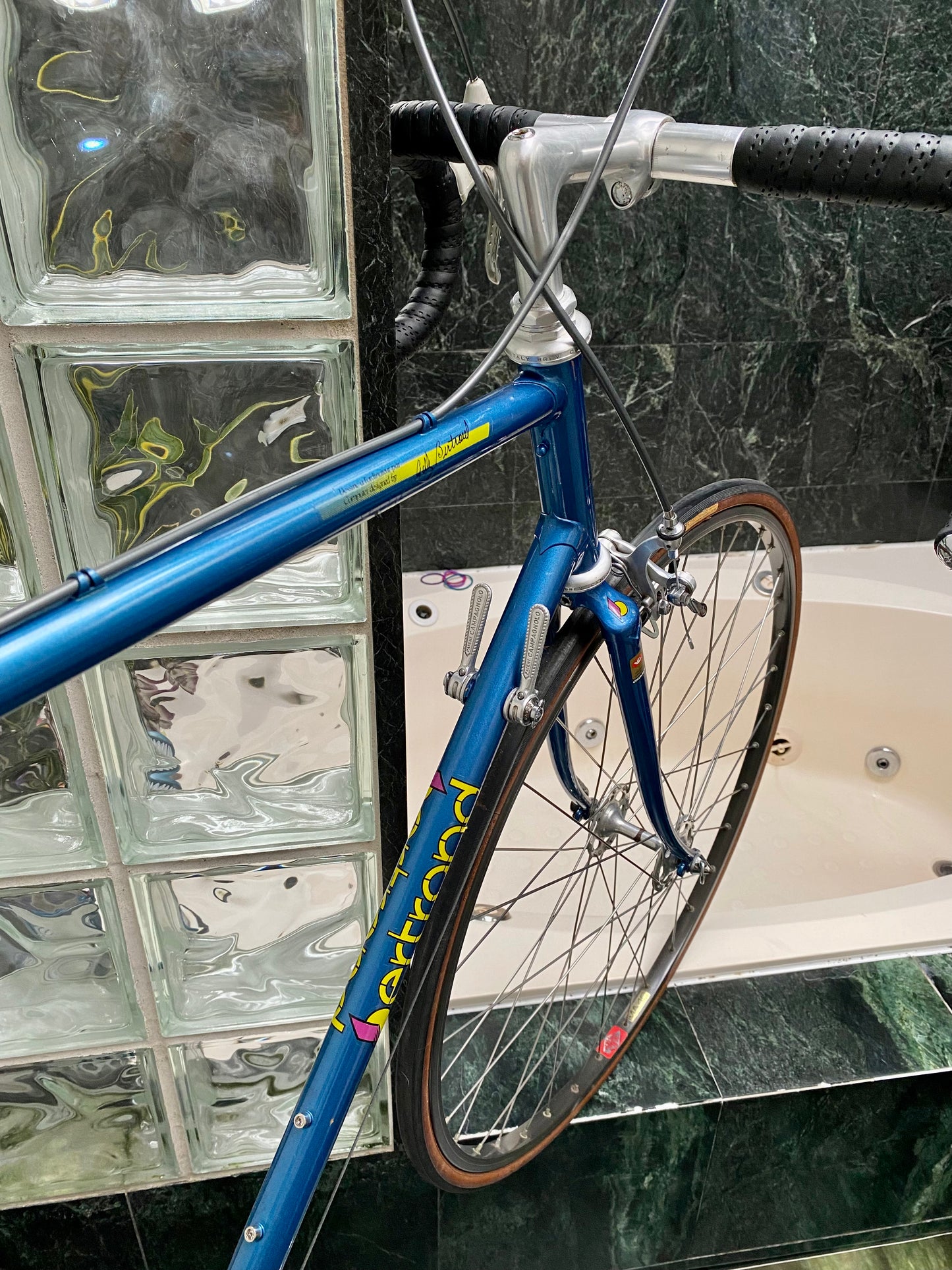 (SIZE 57cm) 1980's BERTRAND ROAD BIKE - CAMPAGNOLO - COLUMBUS SL