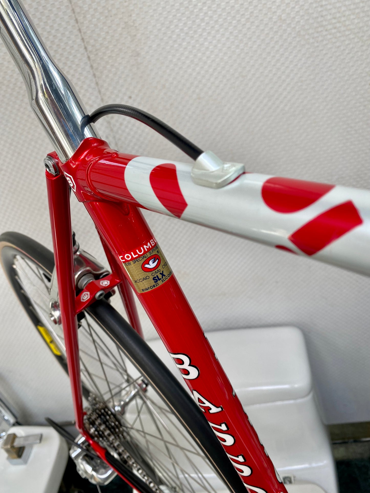 (SIZE 56cm) EARLY-1990's BASSO FIOR DI LOTO ROAD BIKE - NOS / NEW - CAMPAGNOLO C-RECORD DELTA