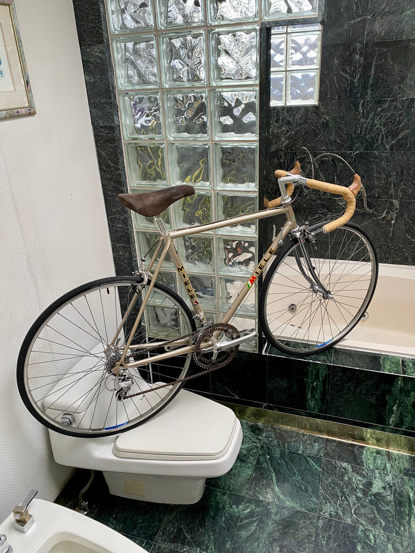 (SIZE 53cm) 1980's MIELE ROAD BIKE - SHIMANO 600