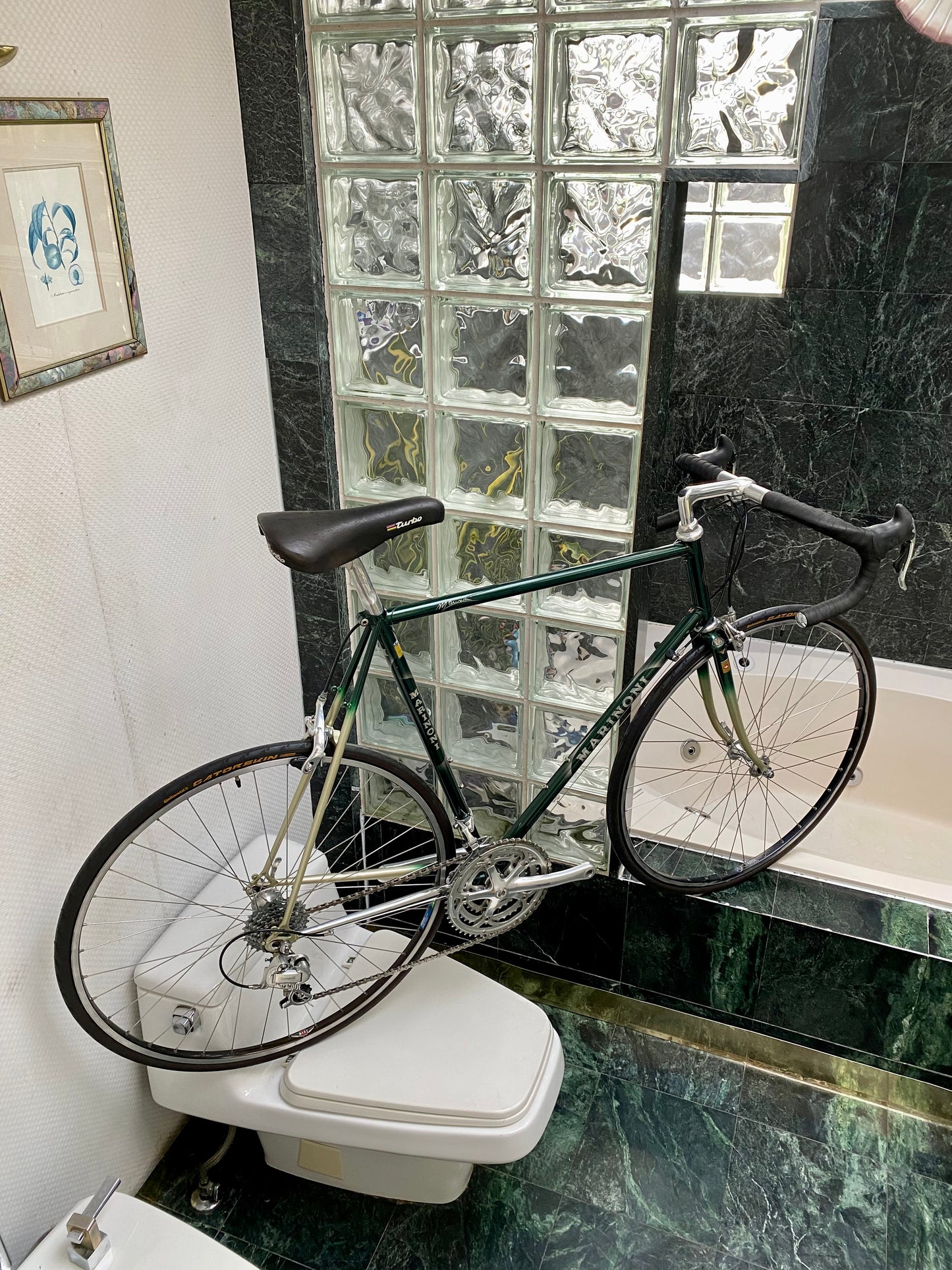 (SIZE 60cm) EARLY-1990's MARINONI ROAD BIKE - COLUMBUS SP - CAMPAGNOLO