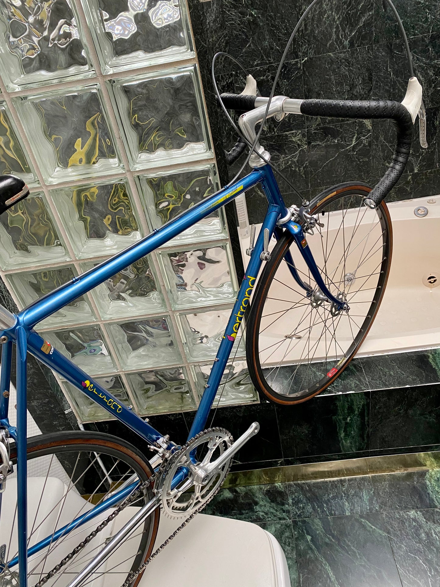 (SIZE 57cm) 1980's BERTRAND ROAD BIKE - CAMPAGNOLO - COLUMBUS SL