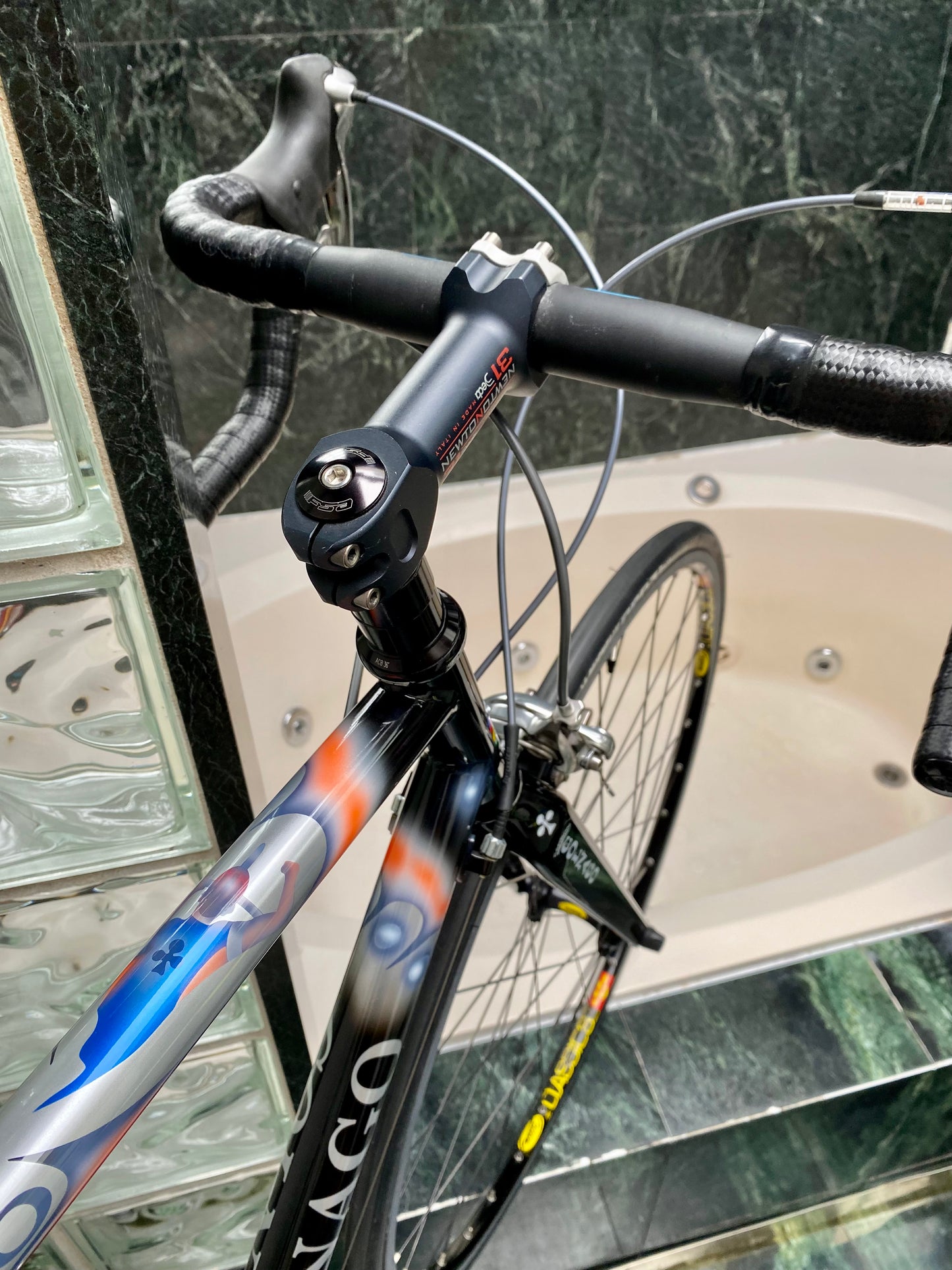 (SIZE 55cm) EARLY-2000's COLNAGO CT1 LUX TITANIO ROAD BIKE - DURA ACE - NOS