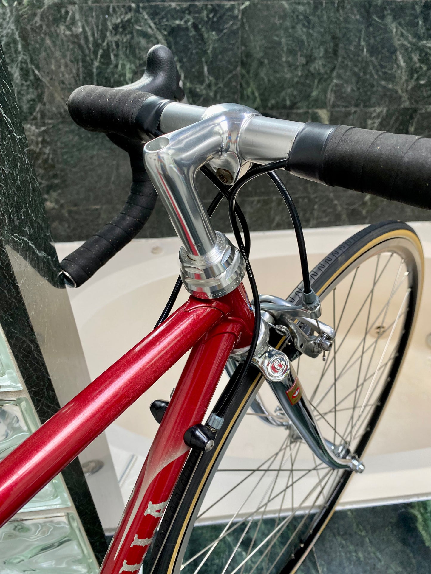 (SIZE "43cm") 1999 GIANELLA STEEL ROAD BIKE - CUSTOM BUILT - COLUMBUS SLX - CAMPY